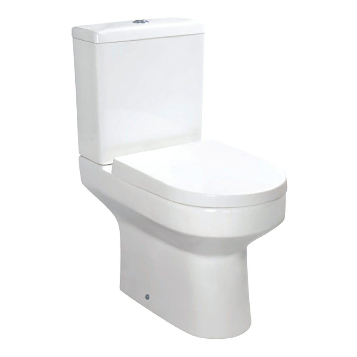 Scudo Spa Comfort Height Close Coupled Toilet With Cistern And Soft Close Seat - White