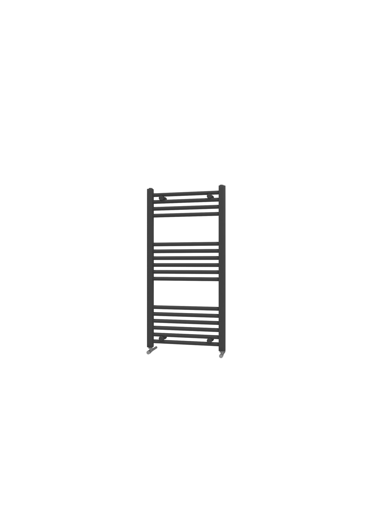 Scudo Strive Vertical Black Towel Radiator, 1000mm X 400mm