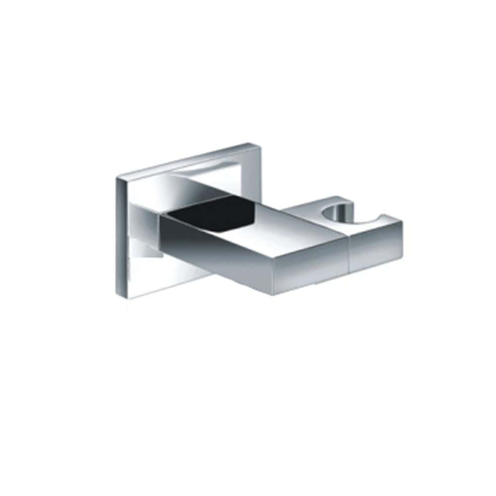 Sleek modern chrome bathroom wall-mounted soap dish holder with minimalist design for contemporary bathrooms. Perfect for enhancing bathroom organisation and style.