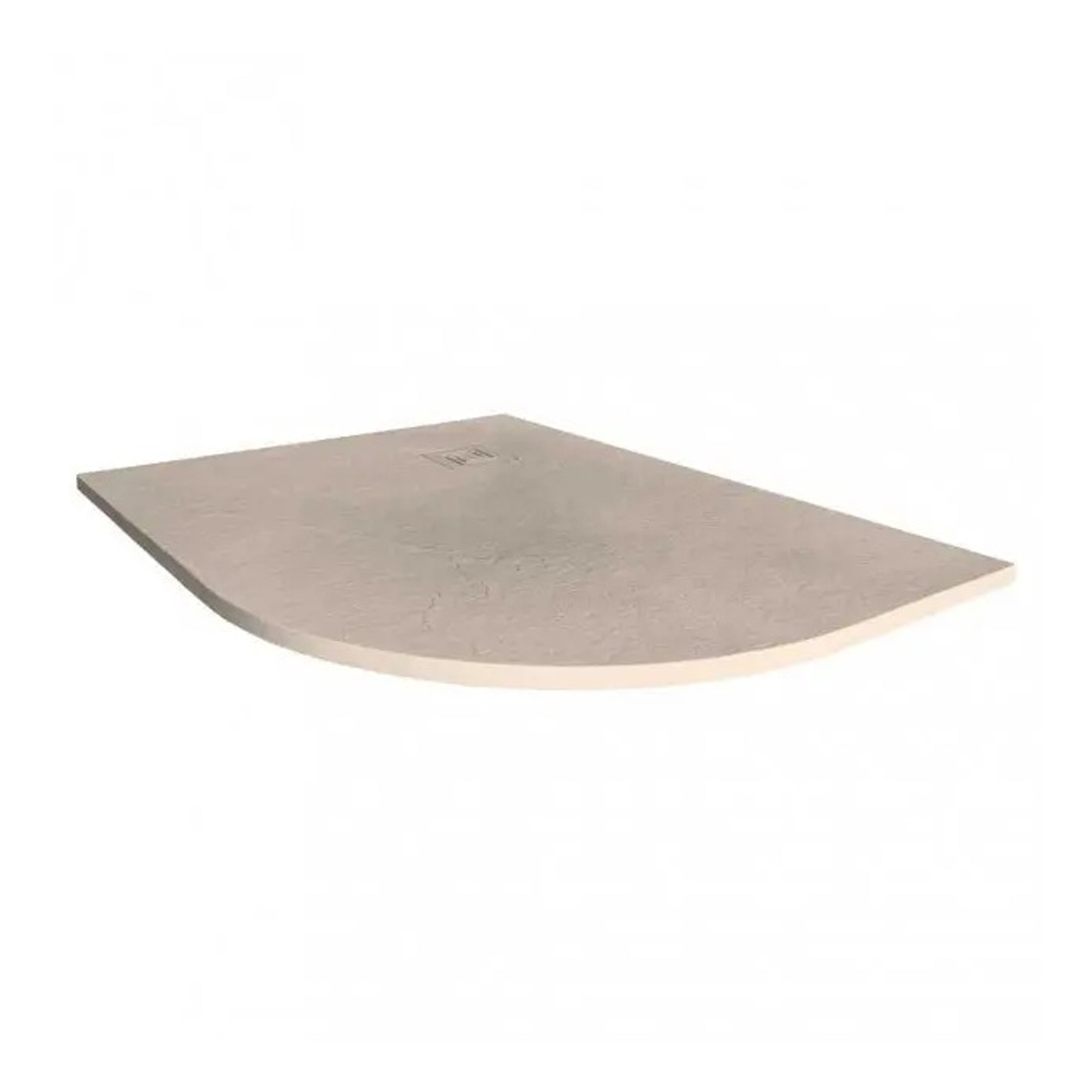 Anti-slip shower tray with beige textured surface, modern design ideal for bathrooms, durable and easy to clean. Suitable for contemporary bathroom renovation projects.