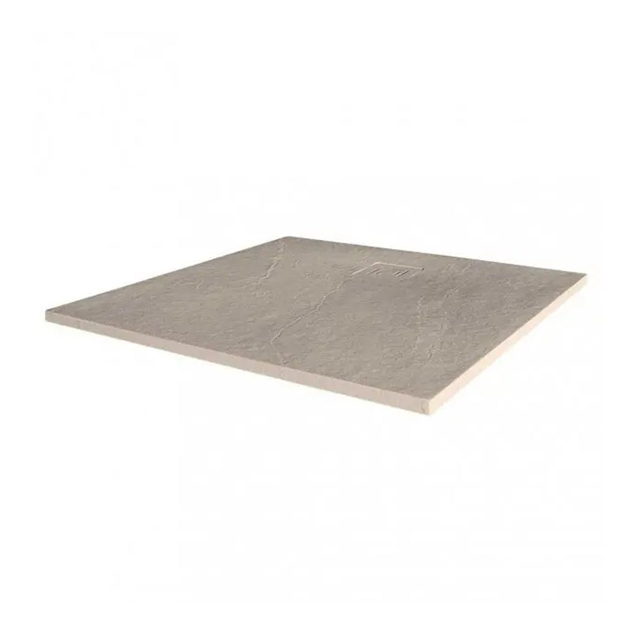 Slate shower tray for modern bathroom renovation, durable stone-like surface, waterproof and slip-resistant, perfect for custom shower enclosures and stylish bathroom upgrades.