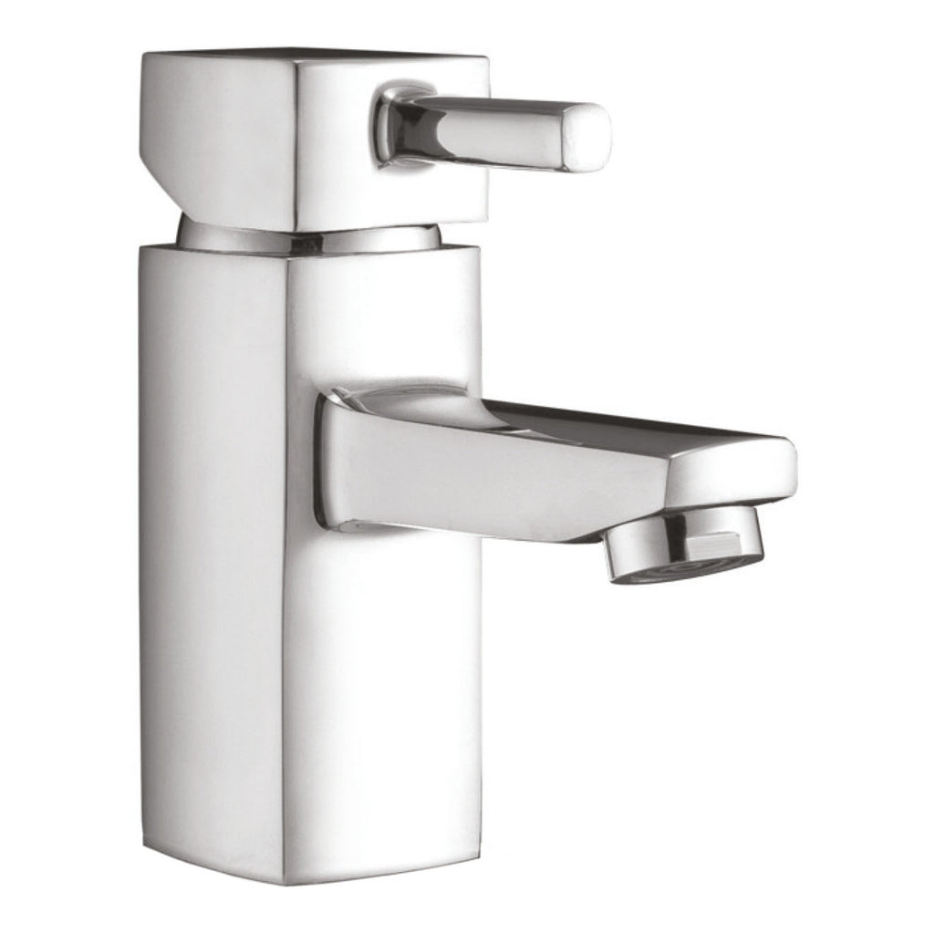 Scudo Forme Mono Basin Mixer Tap With Push Waste - Chrome