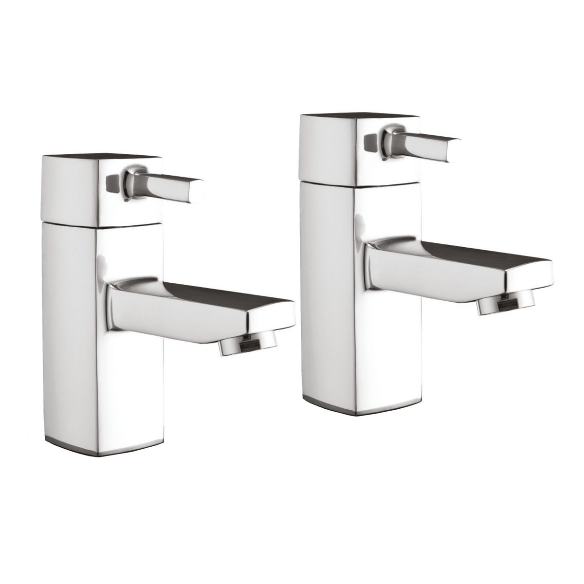 Scudo Forme Basin Taps (Pair) - Chrome