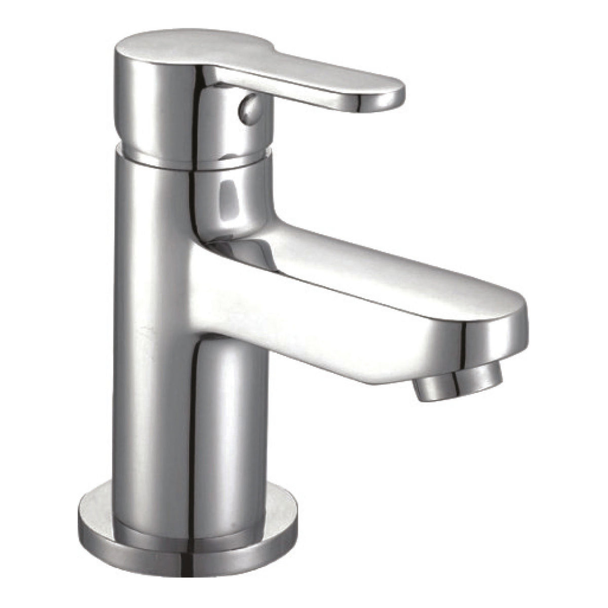 Scudo Favour Mono Basin Mixer Tap With Push Waste - Chrome