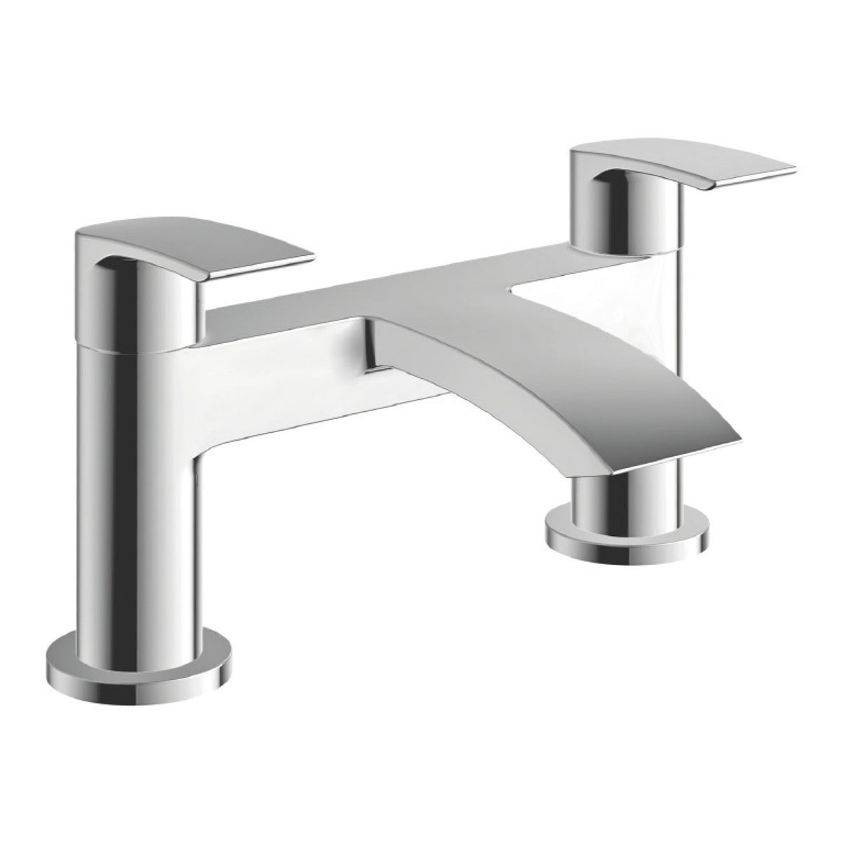 Scudo Belini Bath Filler, Chrome