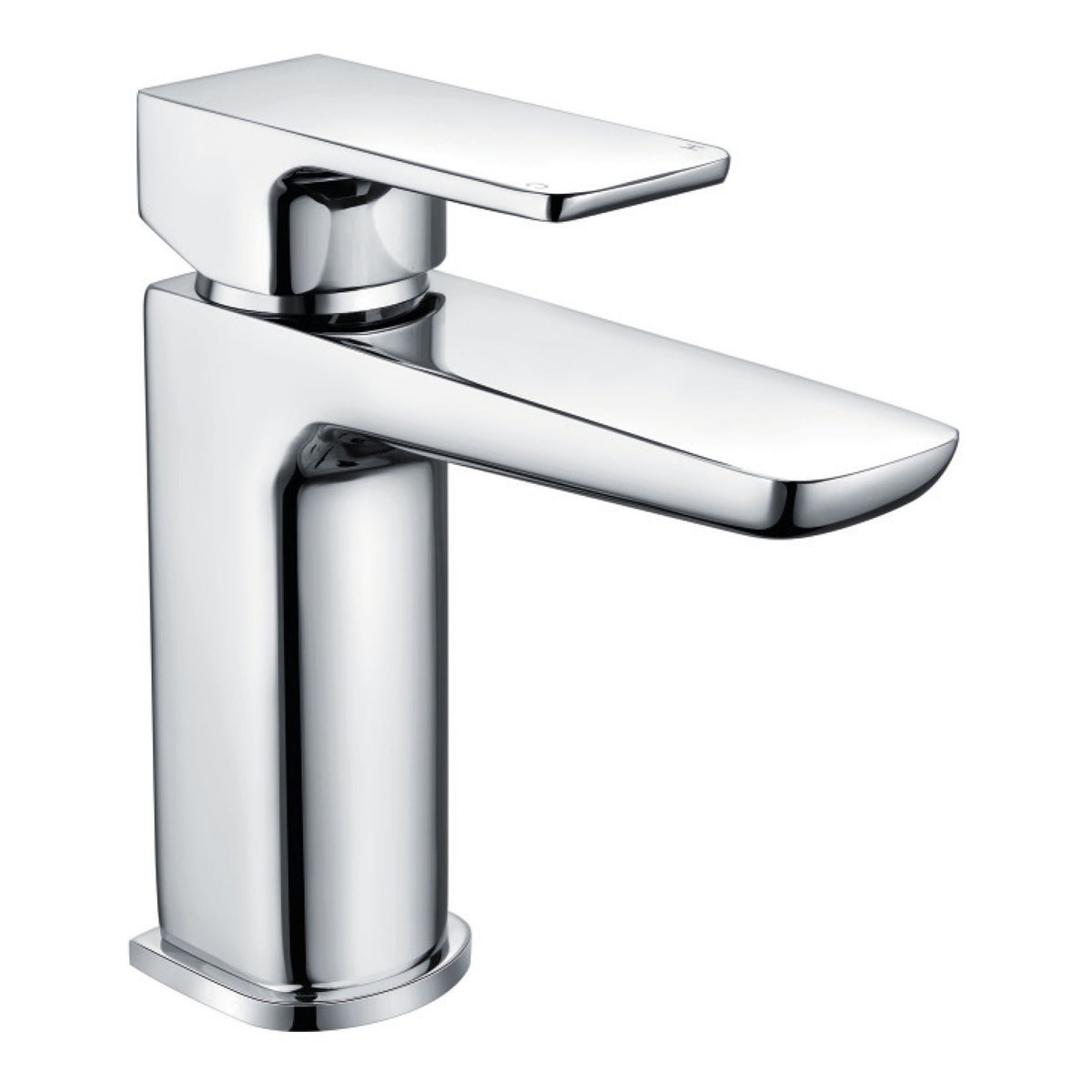 Scudo Muro Mini Mono Basin Mixer Tap With Waste - Chrome