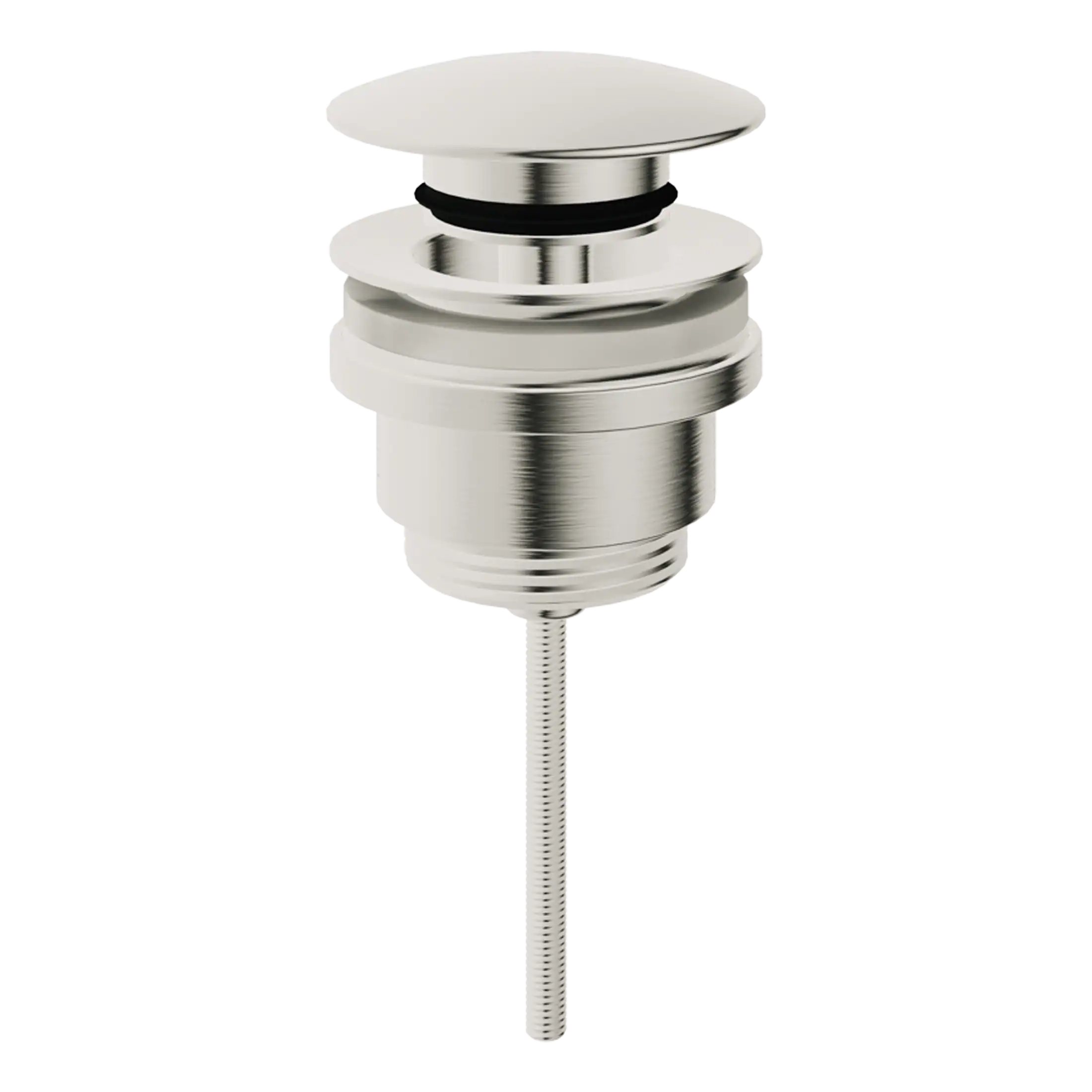 Shower drain cover with stainless steel finish, designed for modern bathroom plumbing solutions. Durable and stylish, ideal for preventing clogging and maintaining sleek bathroom aesthetics.