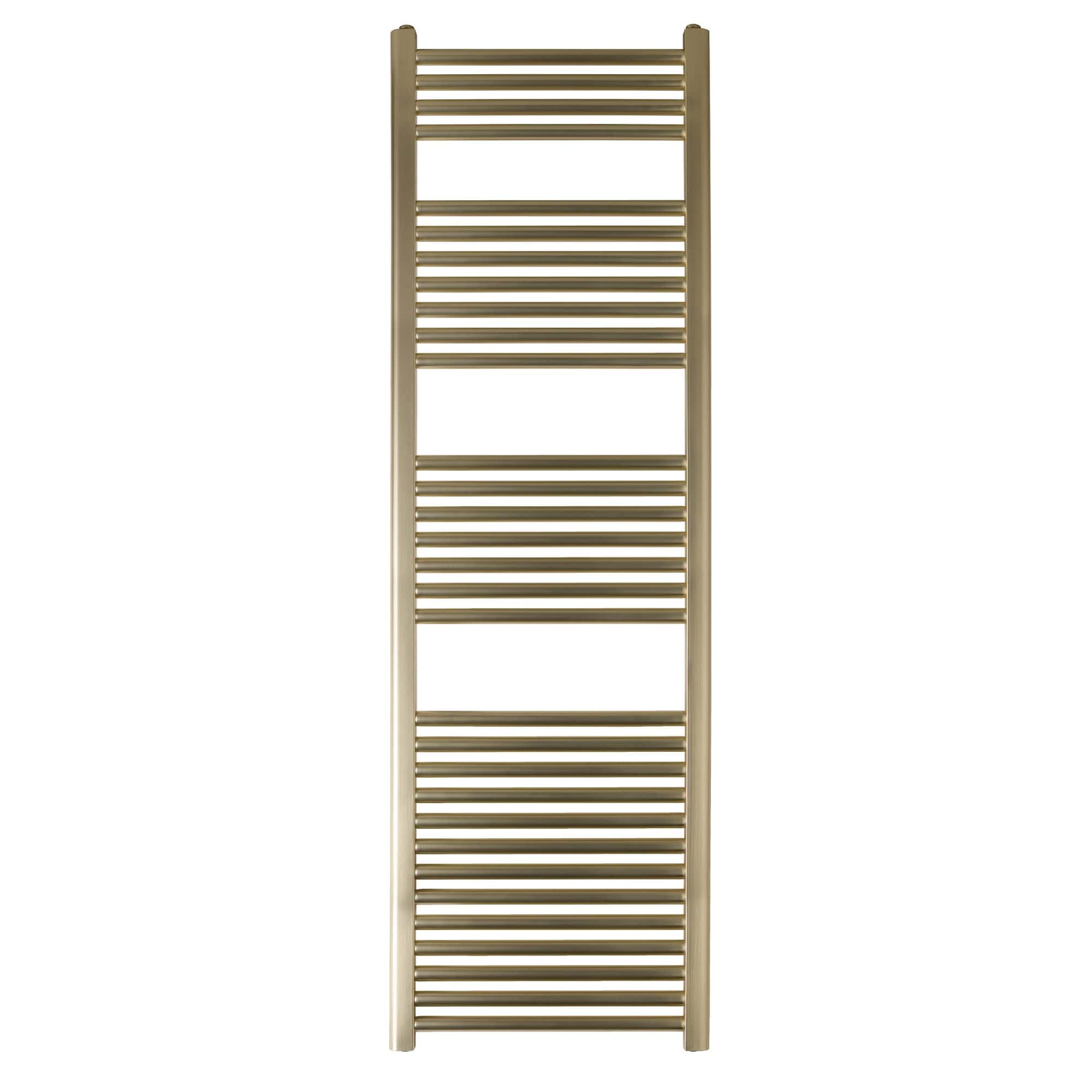 S Bahn heated towel rail in a bathroom setting, designed for efficient towel drying and heated comfort, ideal for bathroom heating solutions.