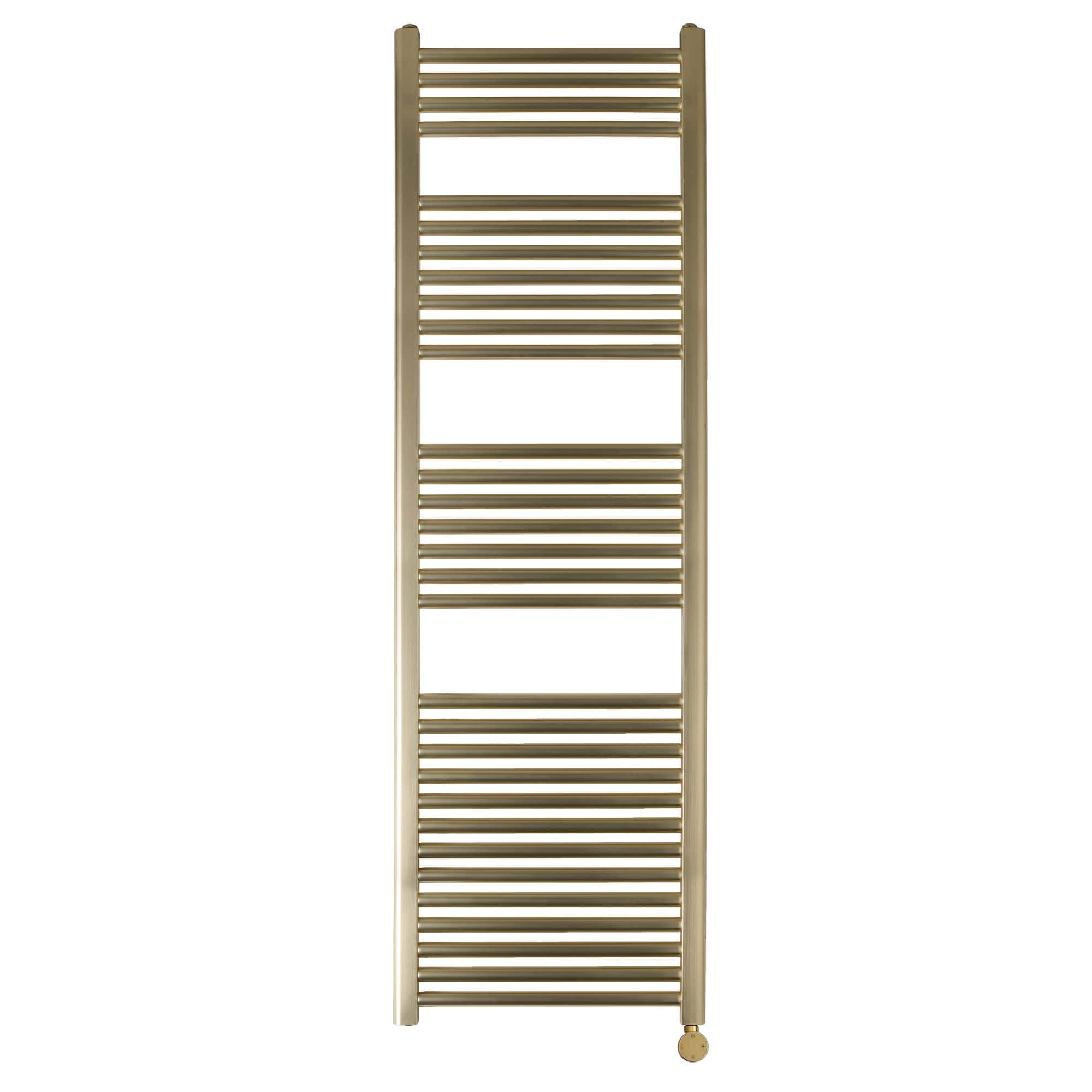 Chrome towel radiator for bathroom heating, modern design, wall-mounted towel warmer, energy-efficient, high-quality bathroom heat accessory, ideal for contemporary bathrooms.