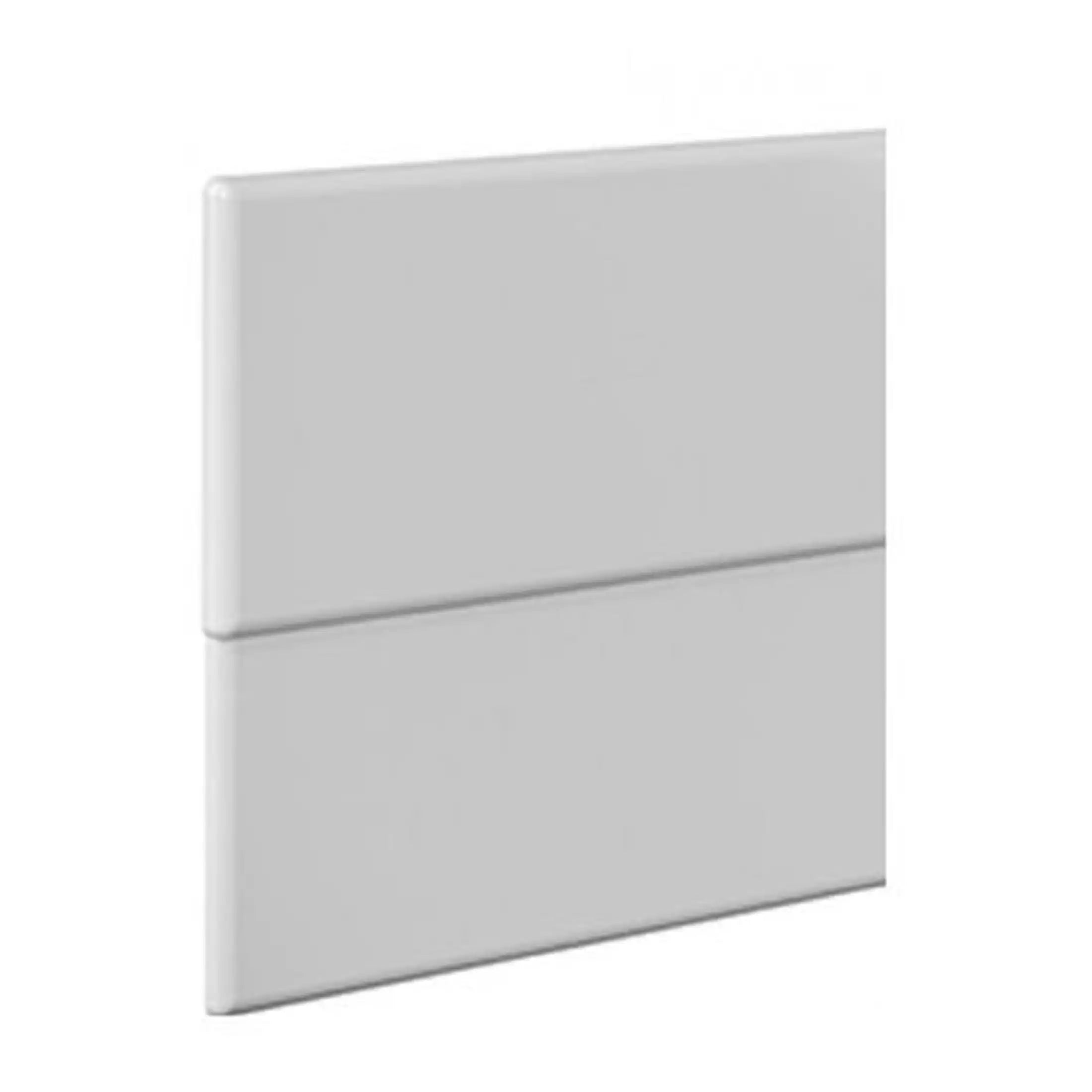 Flush plate for modern bathrooms, easy to install, sleek white design, compatible with concealed cisterns, perfect for contemporary WC systems.