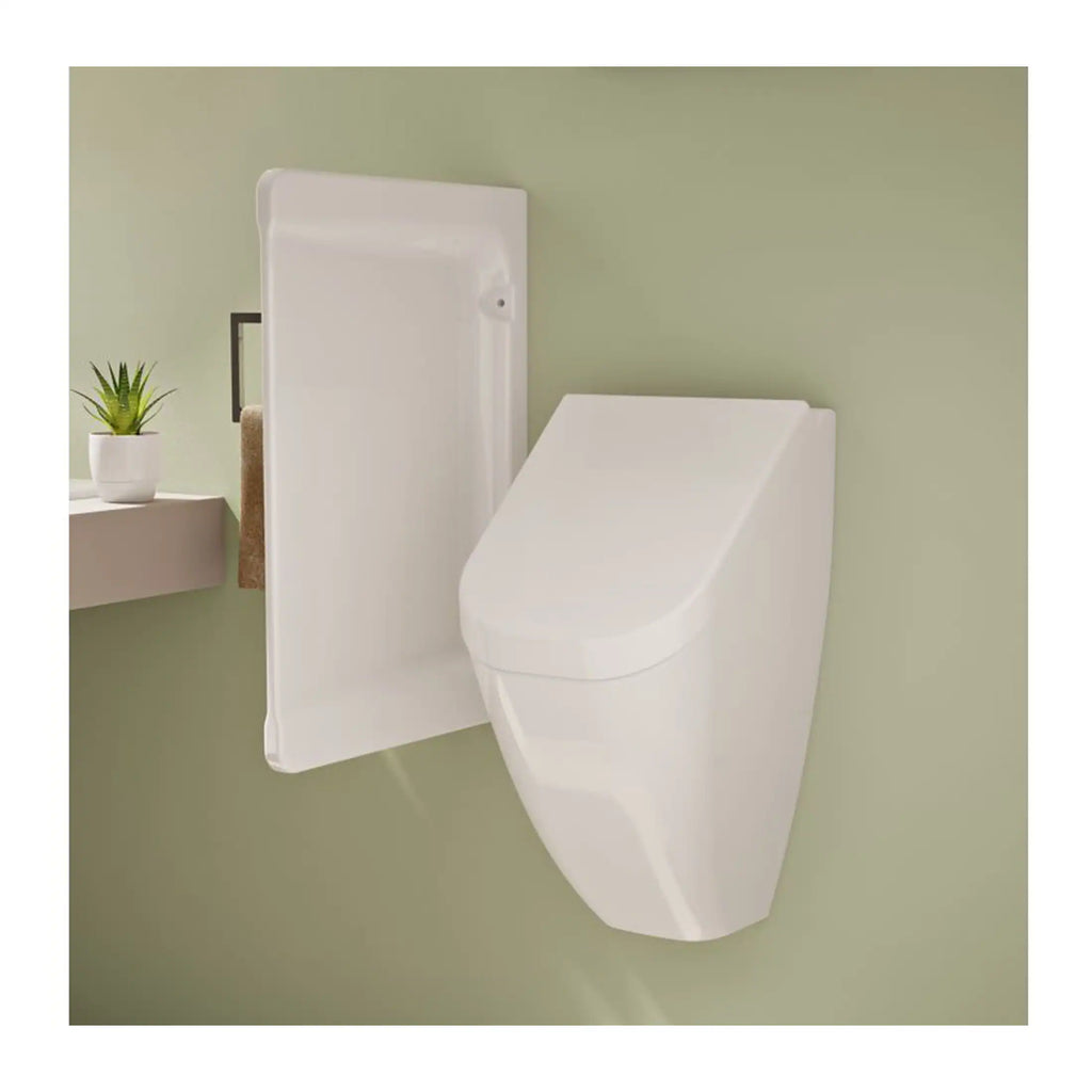 Modern white wall-mounted toilet with integrated bidet and sleek design, ideal for contemporary bathrooms, featuring space-saving features and high hygiene standards.