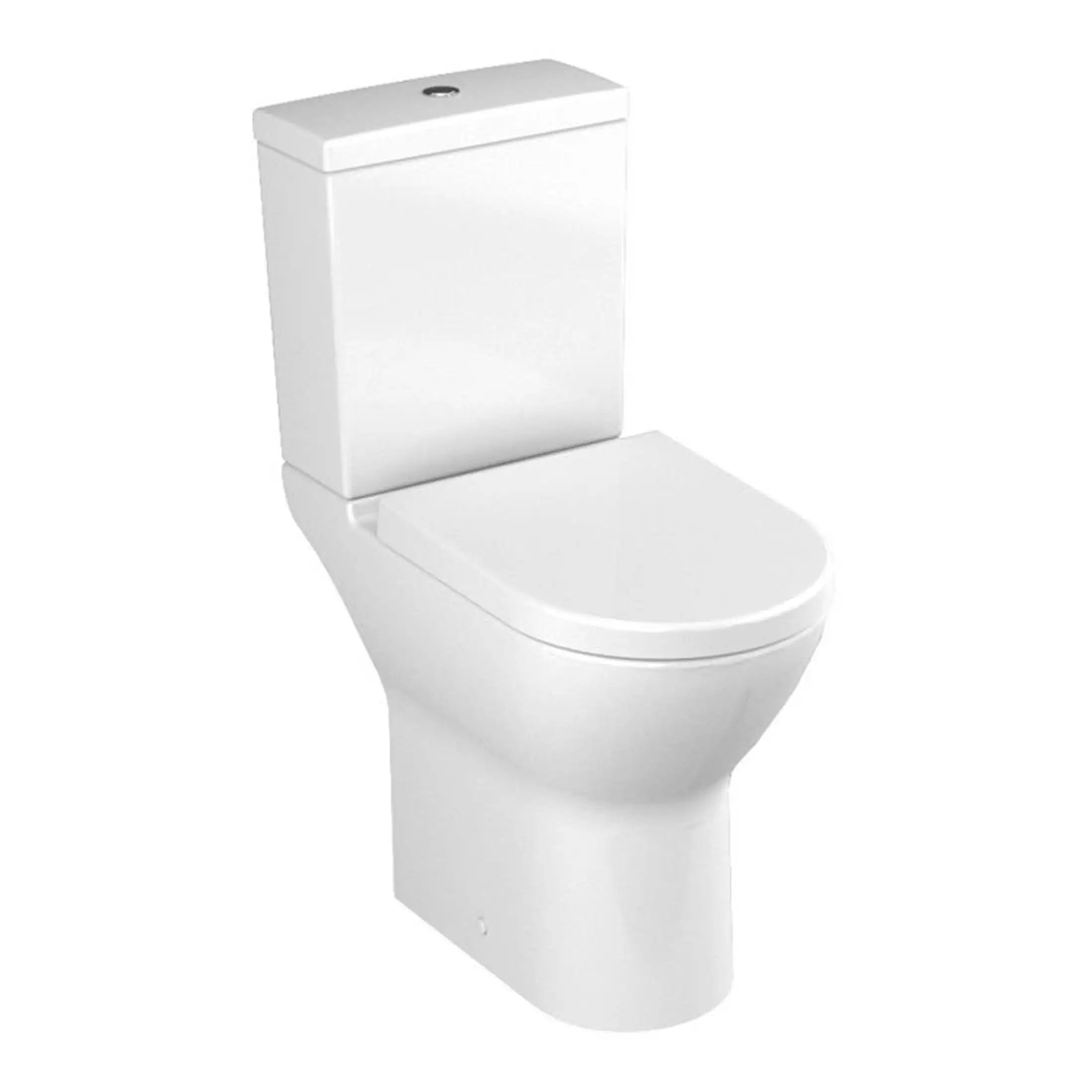 Toilet with modern cistern and seat, ideal for contemporary bathroom renovation, bathroom suites, and comfort. High-quality, sleek design for stylish bathrooms, perfect for homes and bathrooms upgrade.