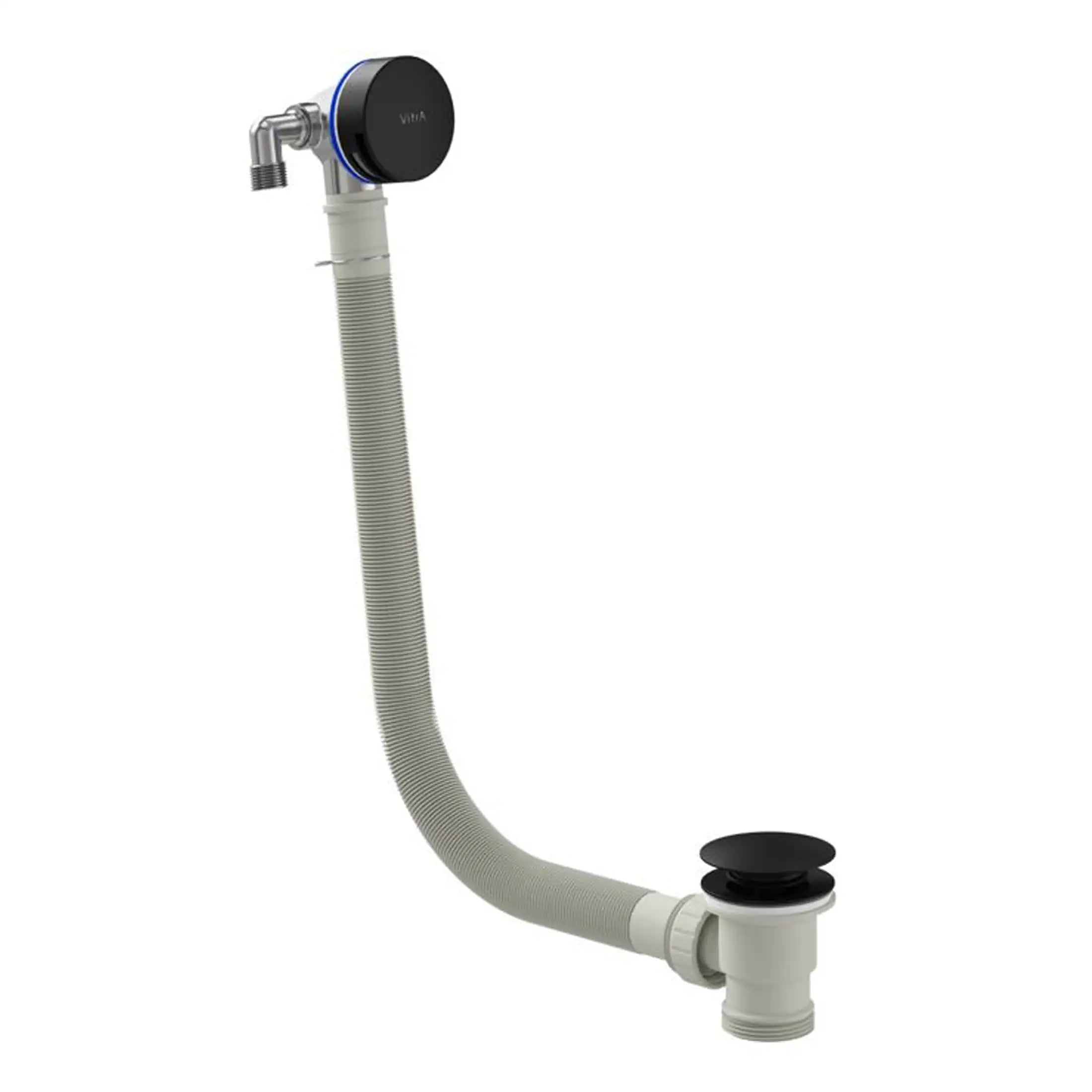 Flexible kitchen sink waste pipe with adjustable length and durable materials for reliable drainage in bathroom and kitchen installations.