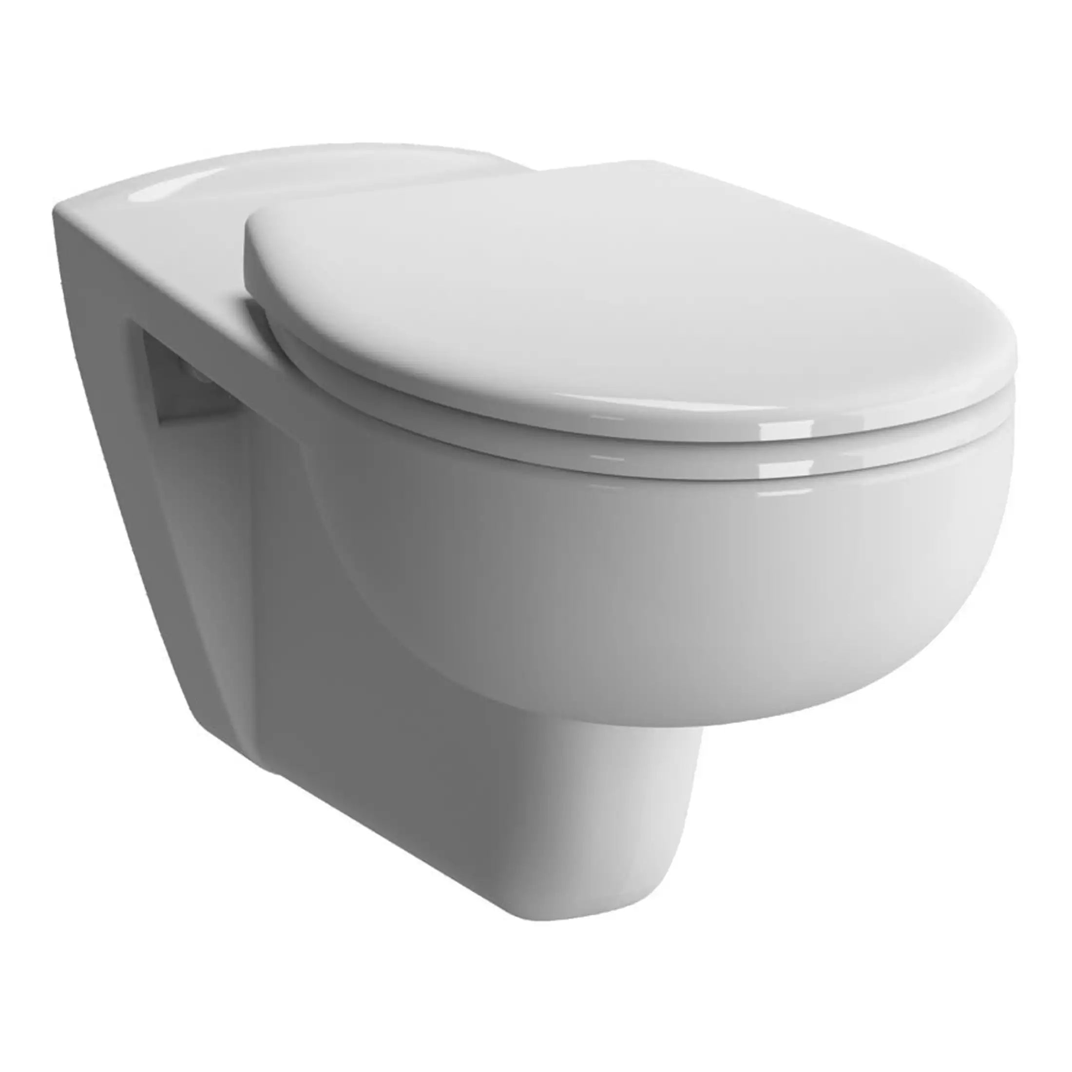 Toilet with modern design and soft-close lid, ideal for contemporary bathrooms, from Bubly Bathrooms, offering quality and style for UK homes.
