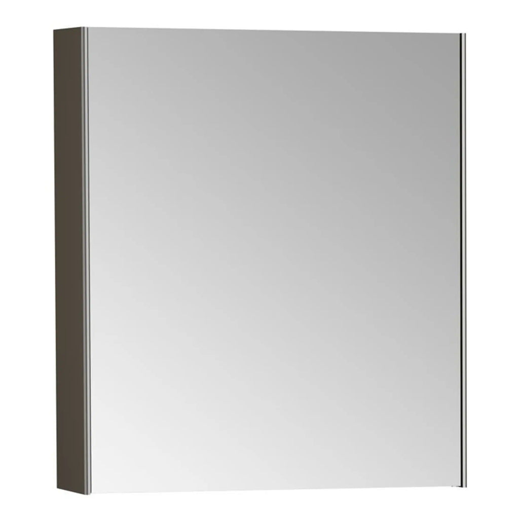 VitrA 1 Door Non Illuminated Mirror Cabinet - 695mm X 620mm - Brushed Chrome