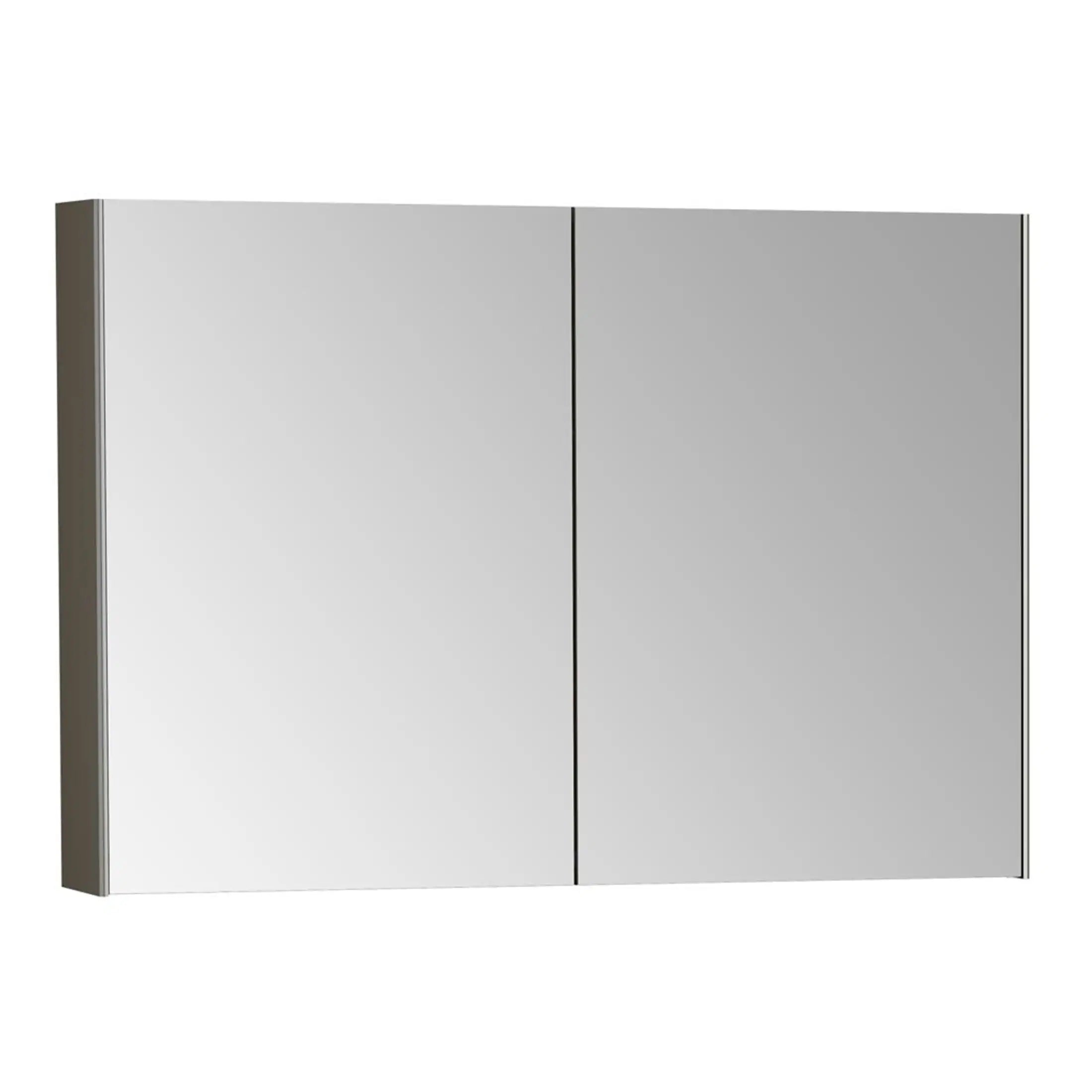 Sleek, modern bathroom mirror cabinet with clean lines and minimalistic design, ideal for contemporary bathroom interiors, offering practical storage and stylish aesthetics.