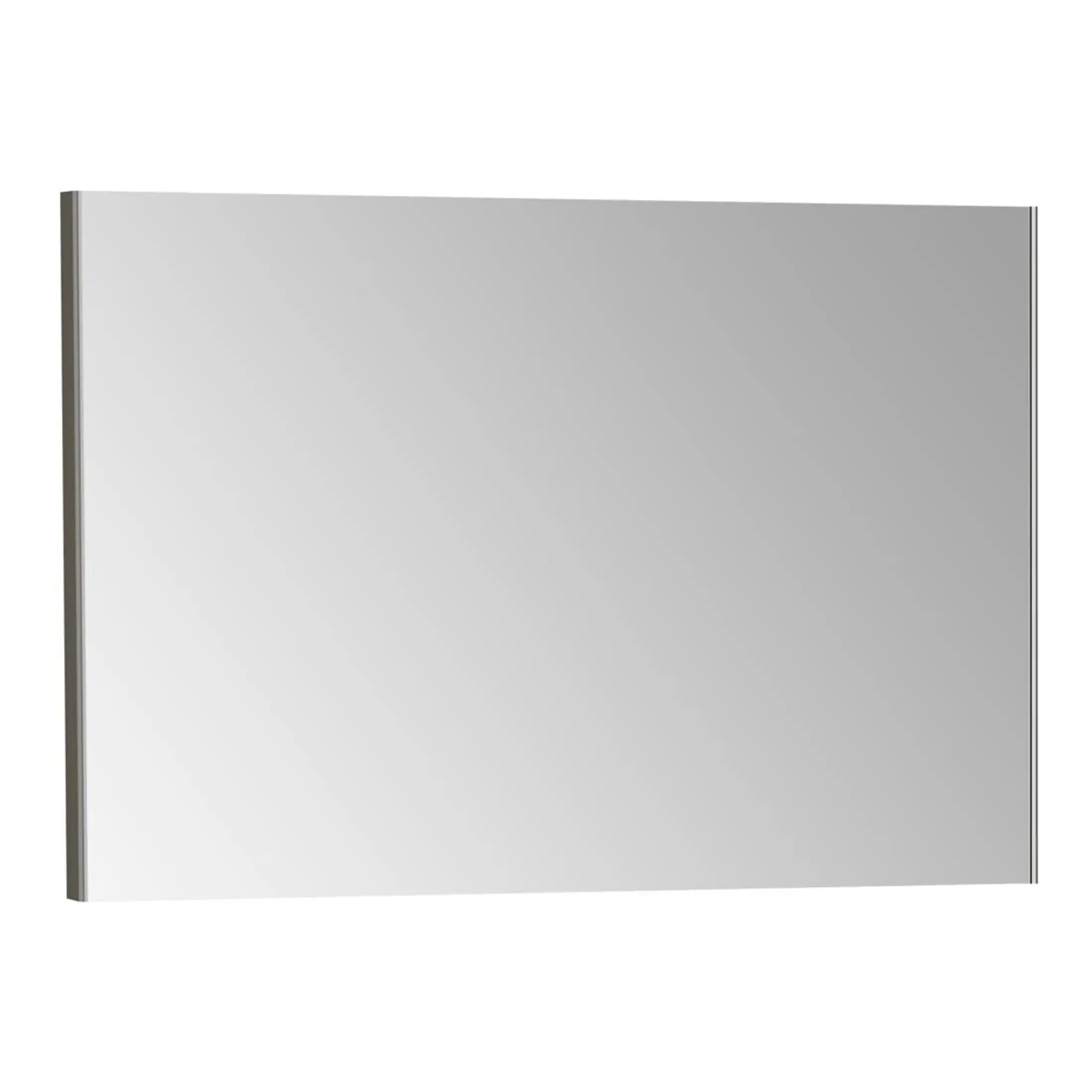 Sleek modern bathroom mirror with a slim profile and frameless design, ideal for contemporary bathrooms and enhances space and lighting. Perfect for home or commercial bathroom remodels.