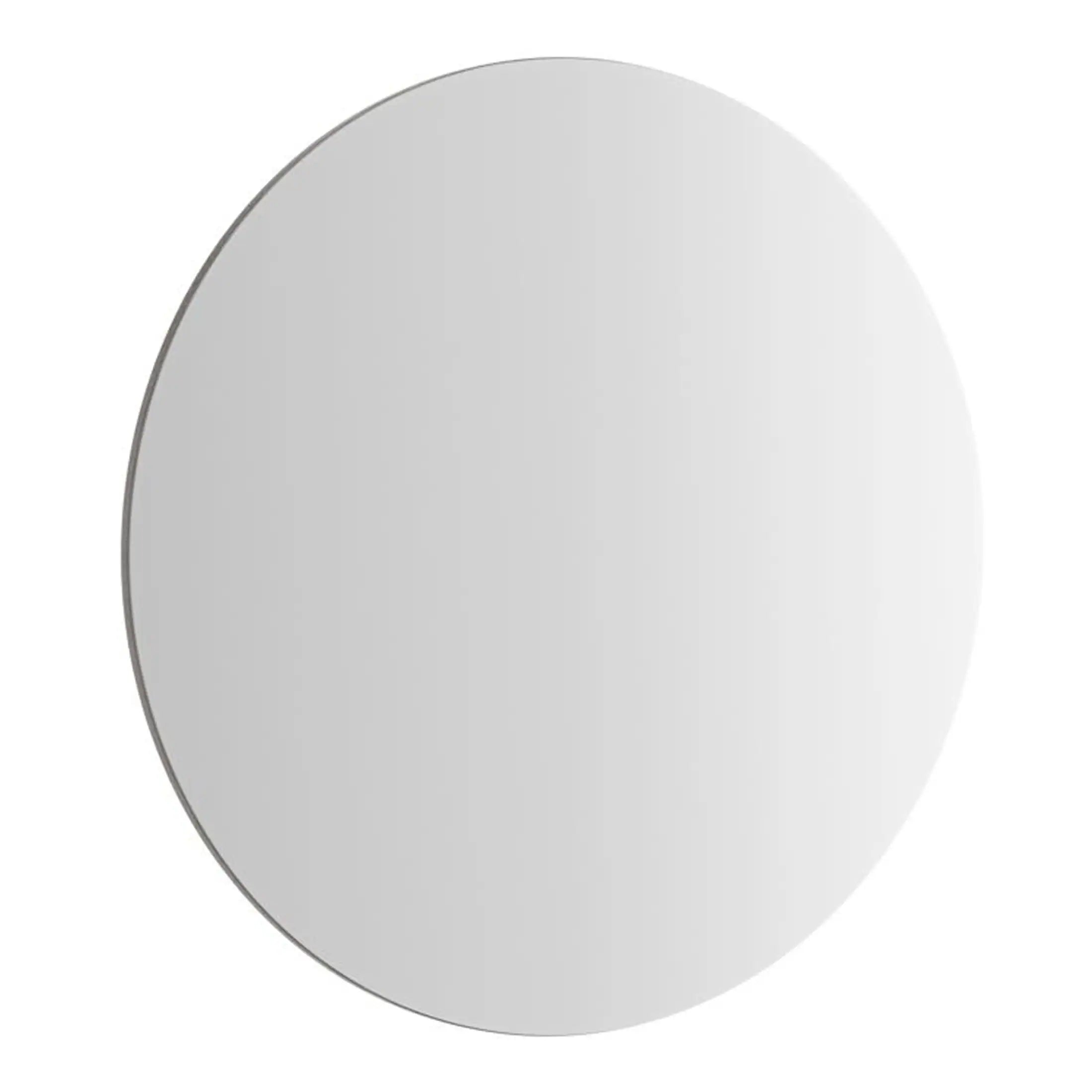 Elegant round mirror for bathrooms by Bubly Bathrooms, perfect for contemporary and minimalist interior design. Enhance your bathroom space with stylish, functional mirrors that add brightness and depth.