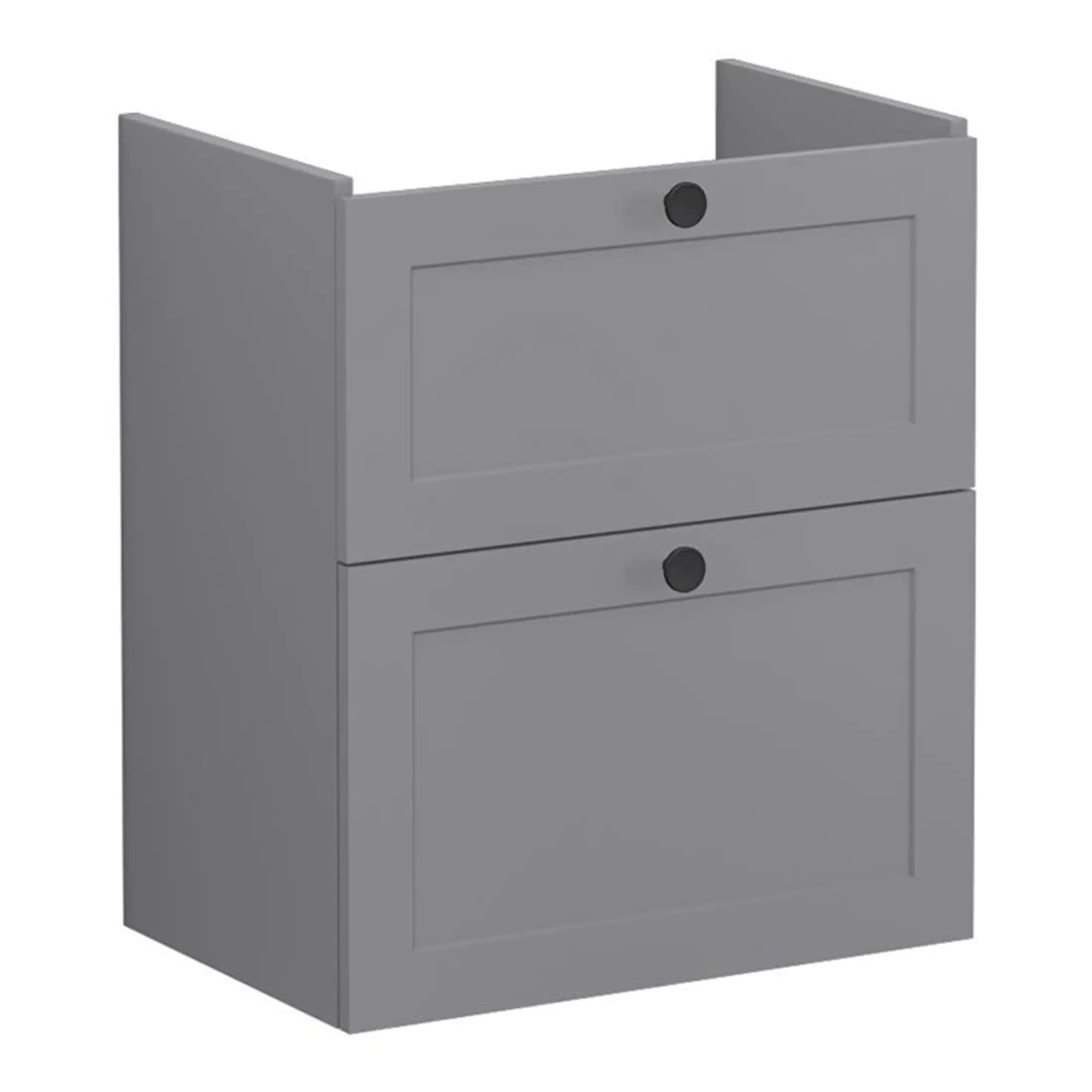 Modern grey bathroom wall cabinet with sleek design, ideal for storing bathroom essentials, featuring a minimalist style with concealed compartments, perfect for contemporary bathroom decor.