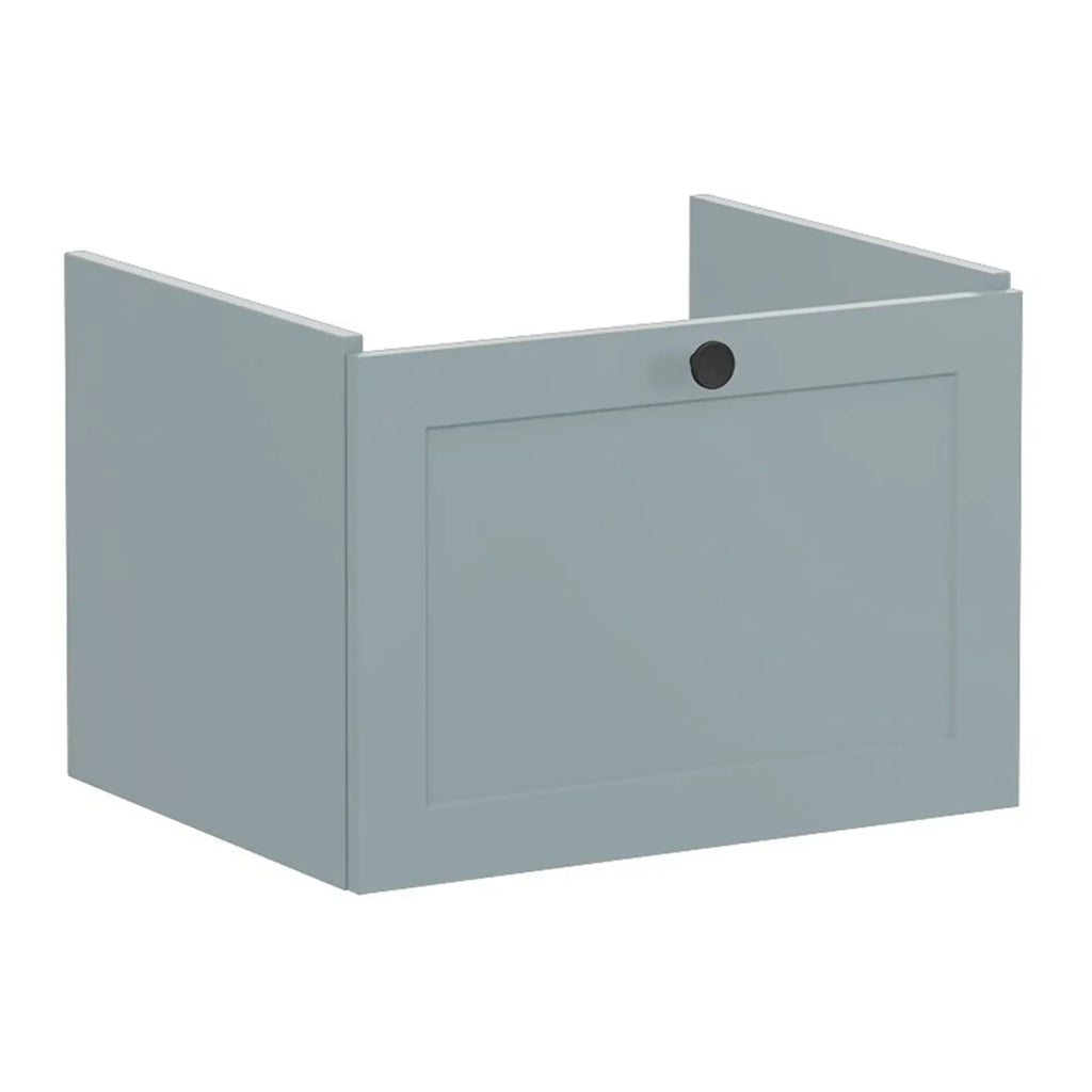 VitrA Root Classic 60cm 1 Drawer Washbasin Unit - Matt Dark Blue