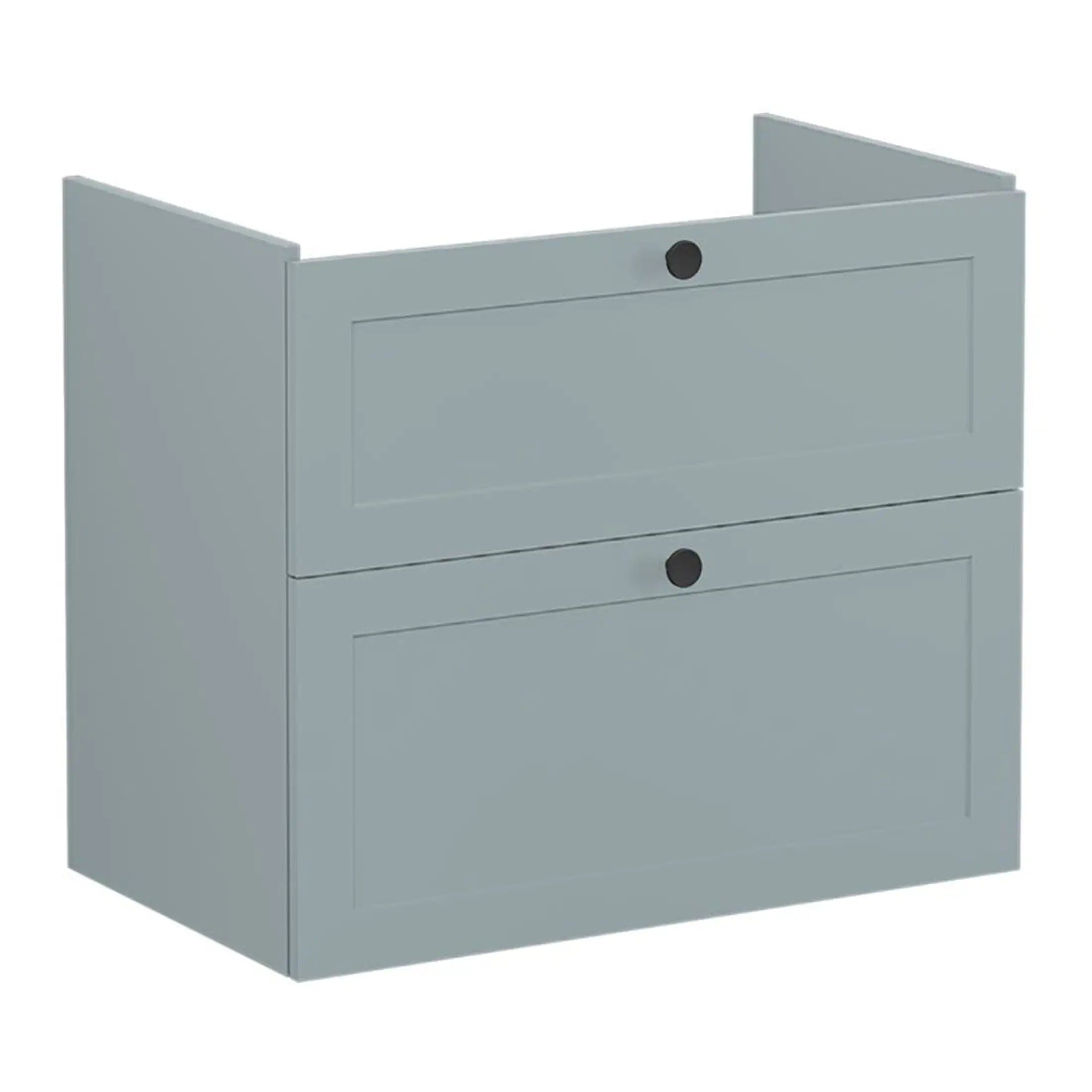 Modern grey bathroom wall cabinet with sleek design, ideal for bathroom storage and organisation. Fits seamlessly into contemporary bathrooms for optimal space utilisation.