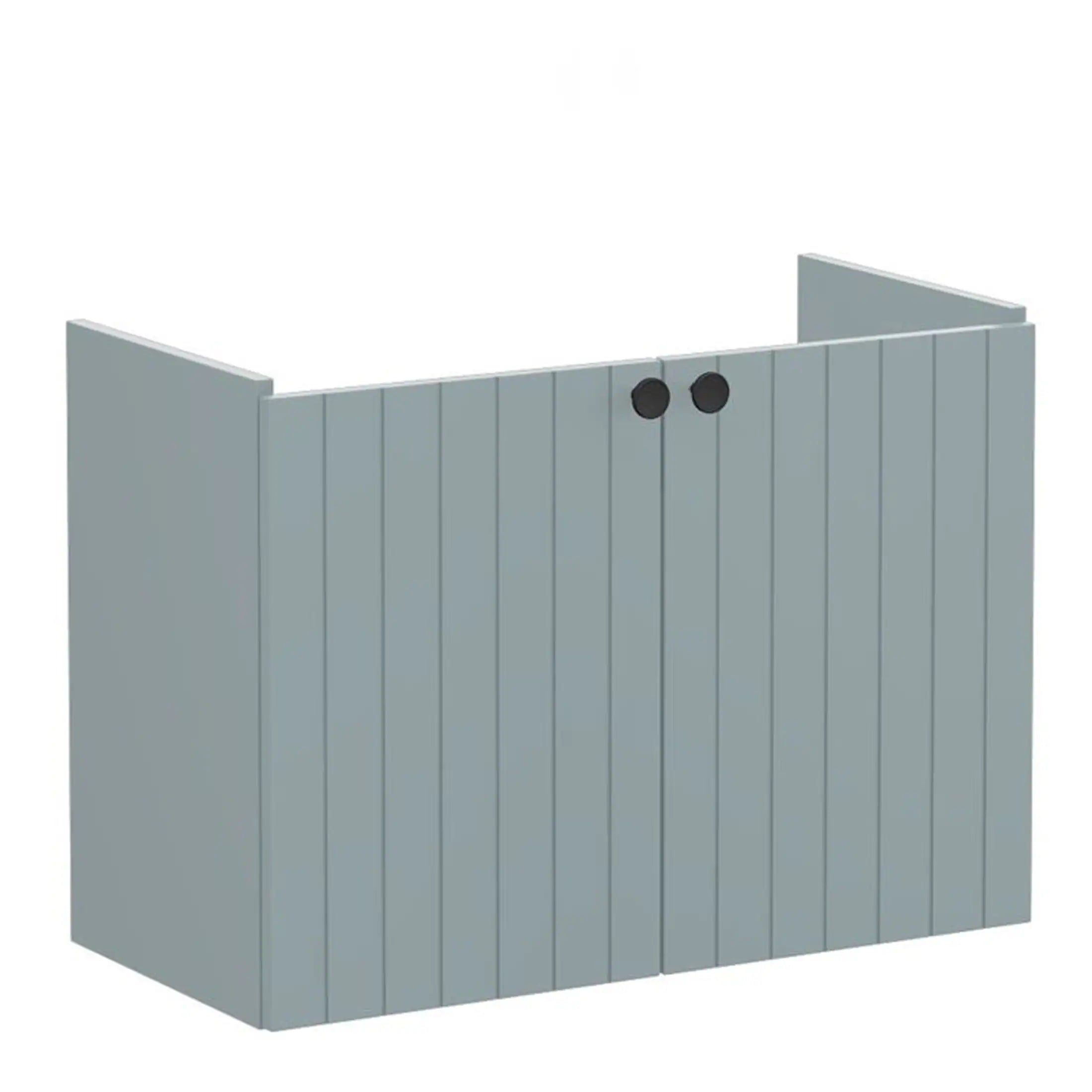 Stylish grey outdoor bathroom privacy enclosure with wood-effect finish, perfect for garden bathrooms, enhancing privacy and style for modern outdoor bathroom spaces.