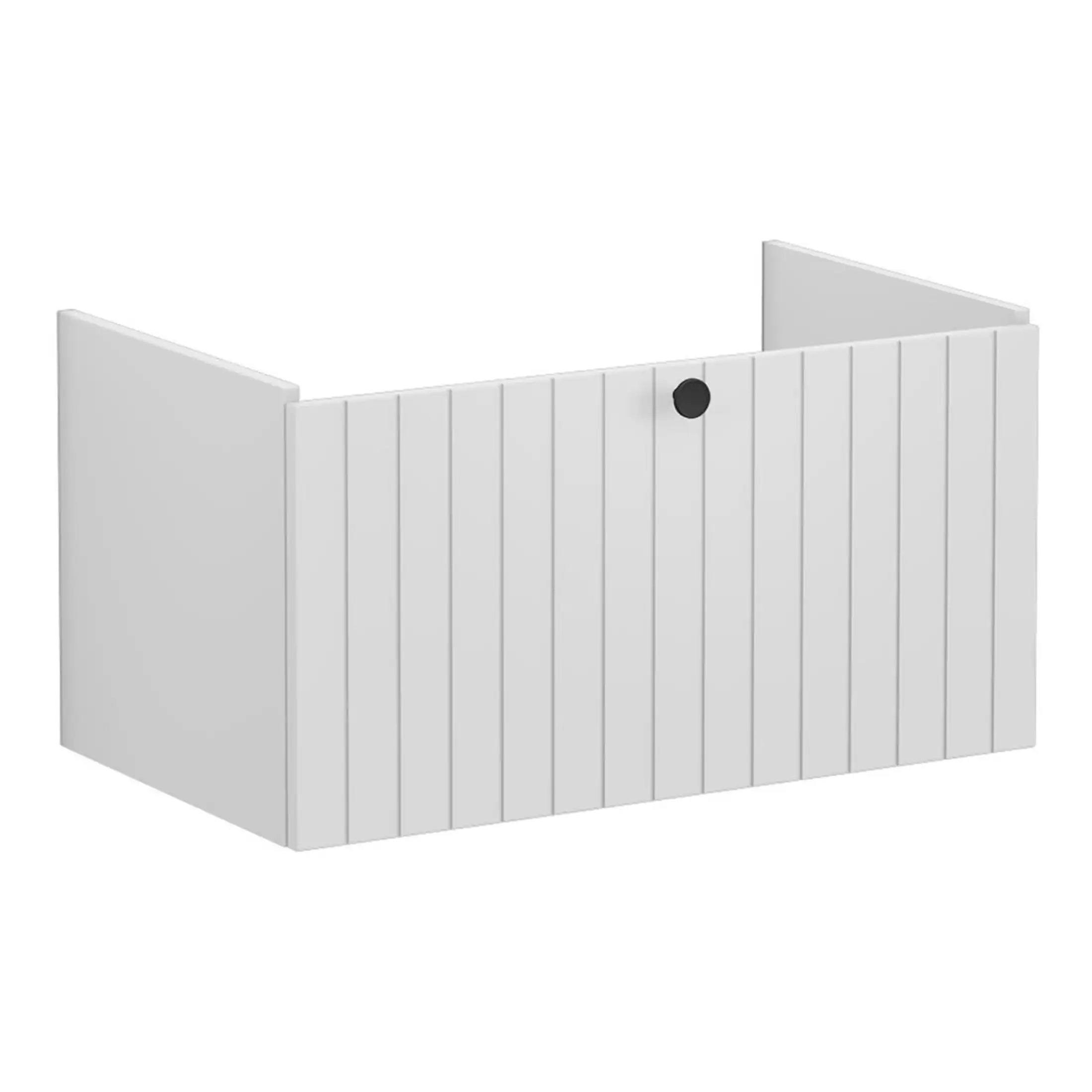 Light grey bathroom radiator with vertical slats, modern design, wall-mounted, suitable for contemporary bathrooms, easy to install, and efficient heating solution.