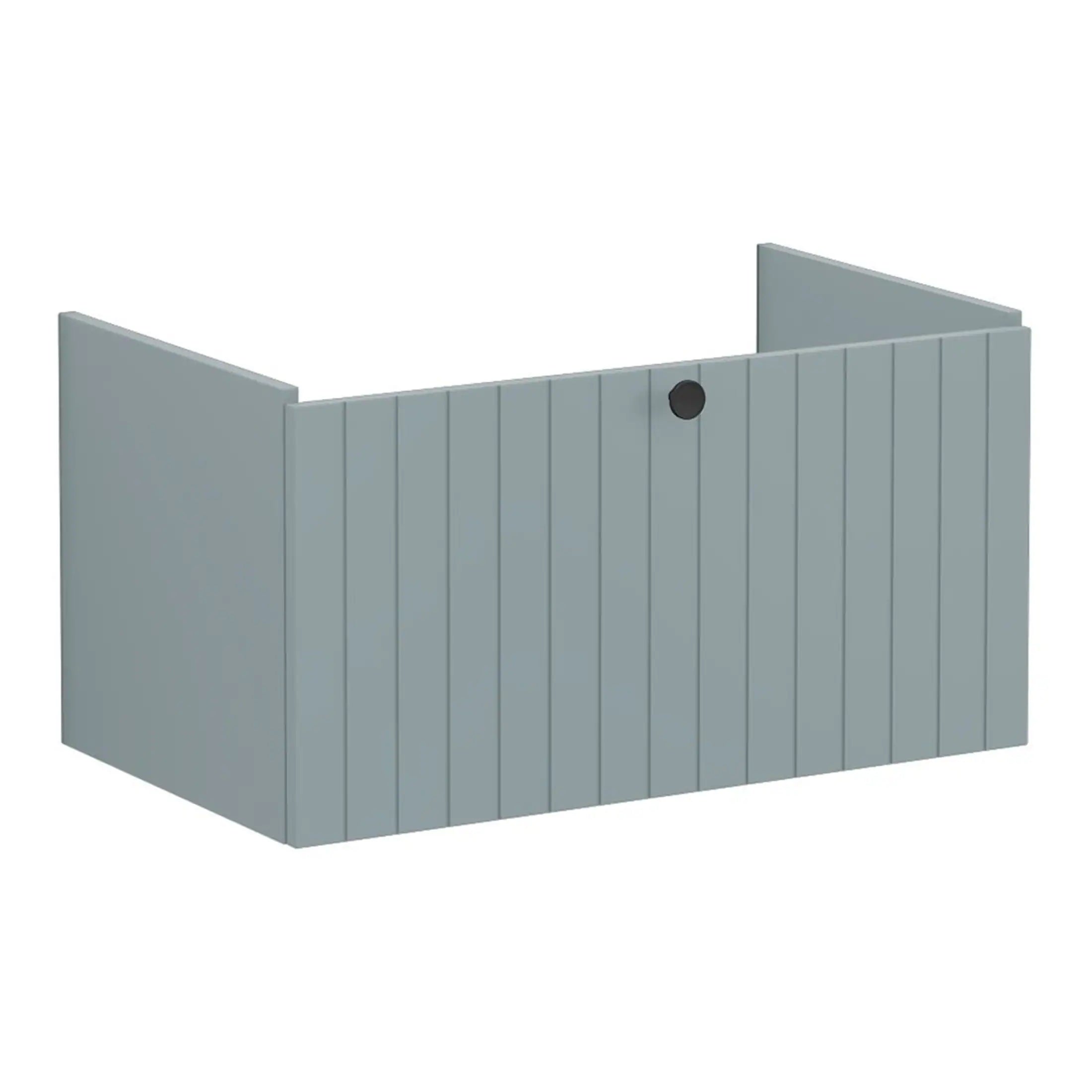 Modern grey bathtub front panel with vertical woodgrain texture, designed for stylish bathroom refurbishment and waterproof durability. Suitable for luxury home bathrooms.