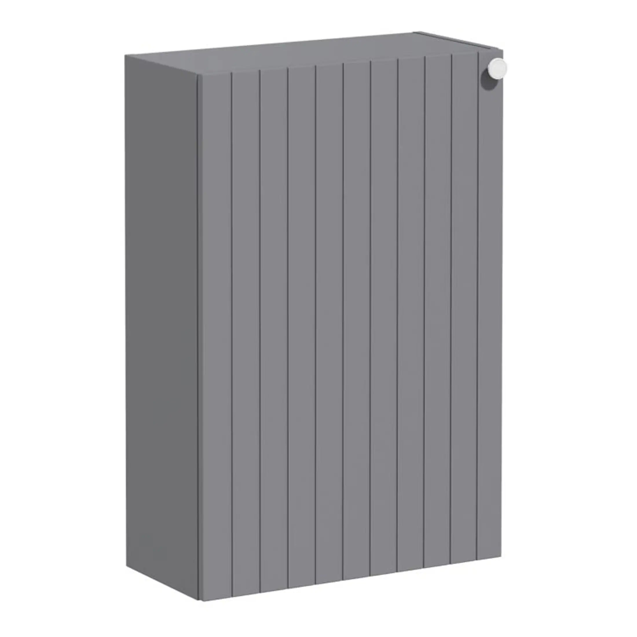 VitrA Root Groove 55cm 1 Door Slim Lower/Base Unit (LH Hinge) - Matt Dark Blue