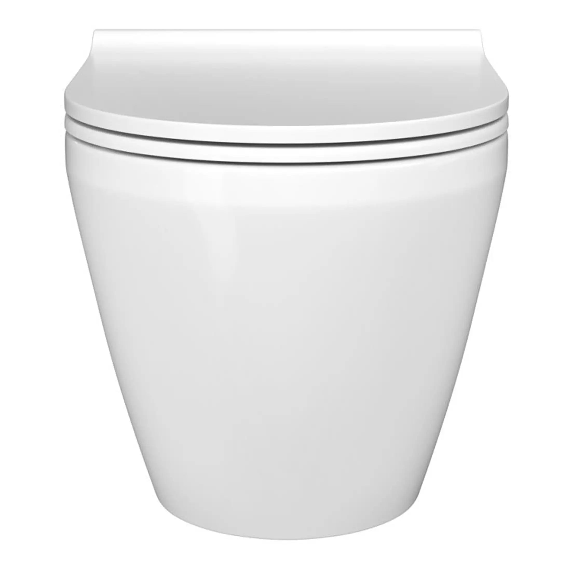 Sleek modern white toilet with smooth design, ideal for contemporary bathrooms and premium bathroom fixtures. Perfect for upgrading your toilet and enhancing bathroom aesthetics.