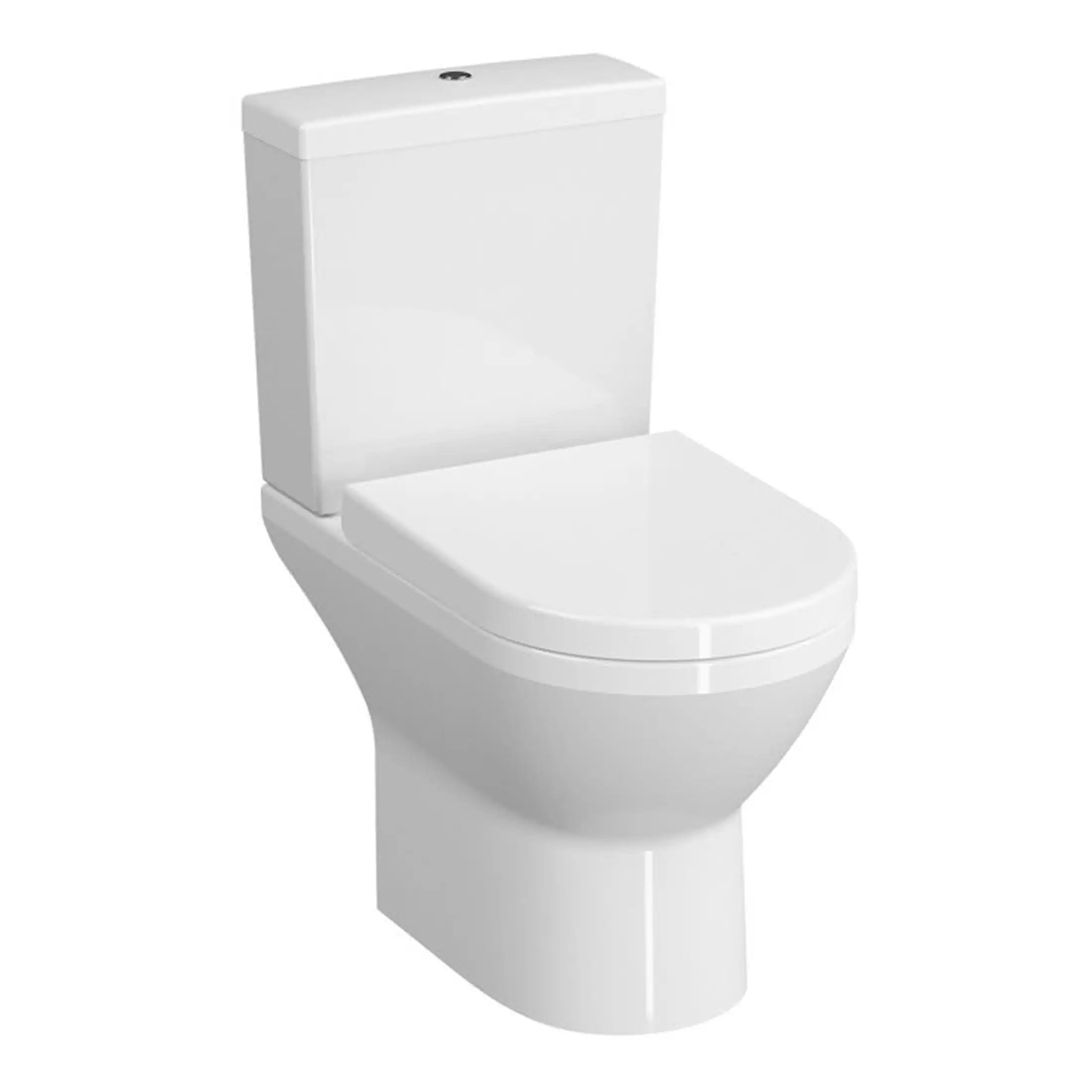 Sleek white modern toilet bowl showcasing stylish bathroom design with high-quality fixtures for enhanced comfort and functionality. Ideal for contemporary bathroom renovations.