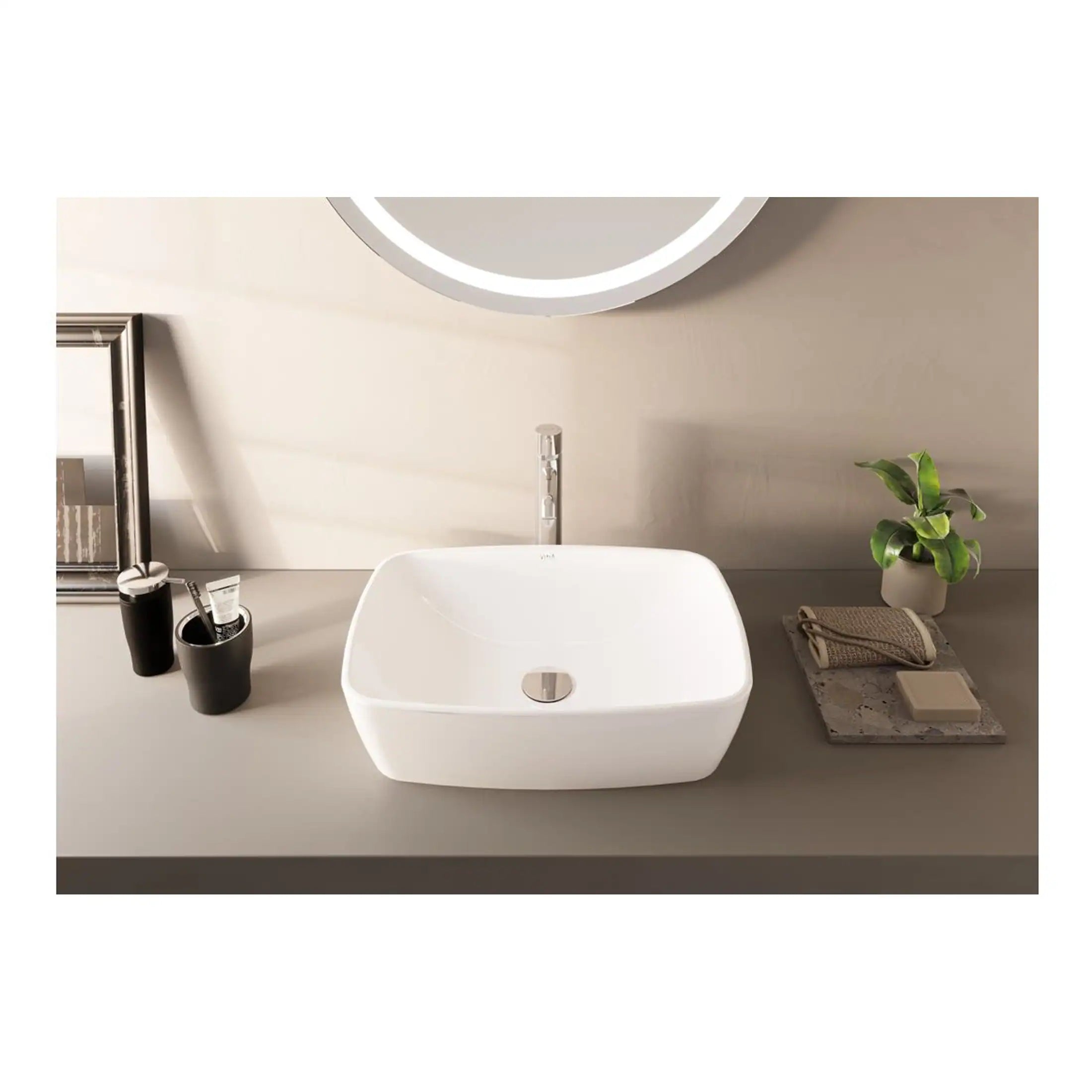 Contemporary white bathroom sink with sleek modern design by Bubly Bathrooms, perfect for stylish bathroom upgrades and premium washbasin fittings.