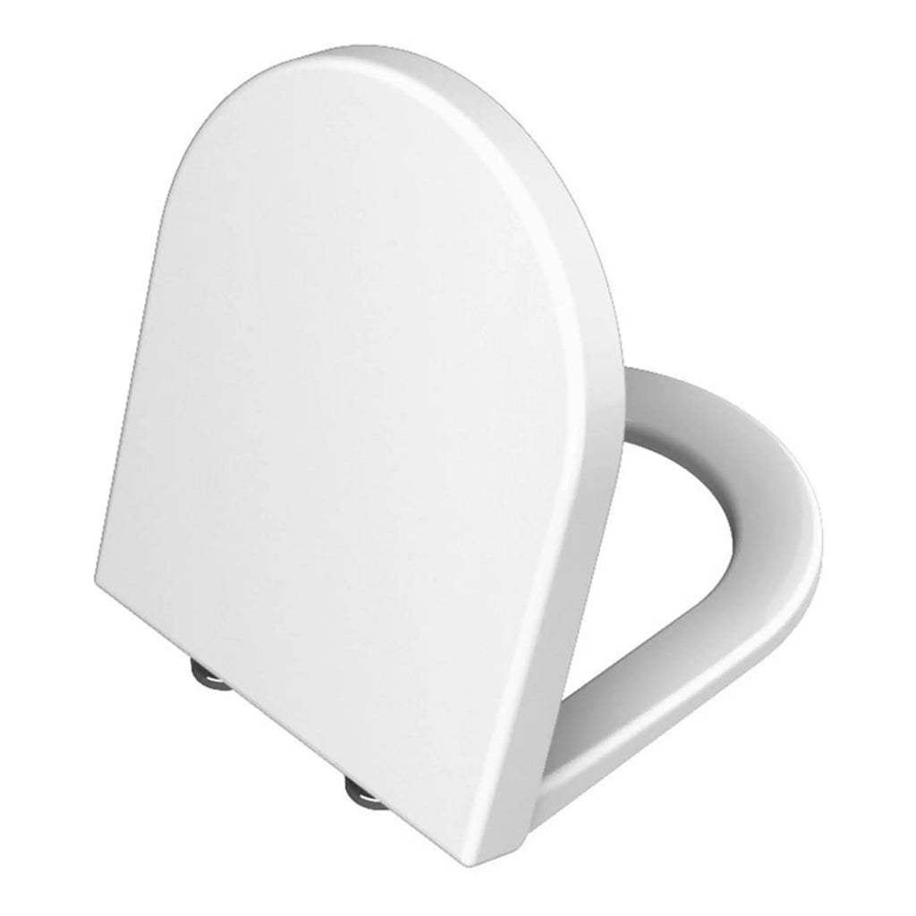 Suction bathroom toilet paper holder, modern white ceramic design, easy to install with no tools, ideal for bathroom storage and organisation, fits standard toilet paper rolls.