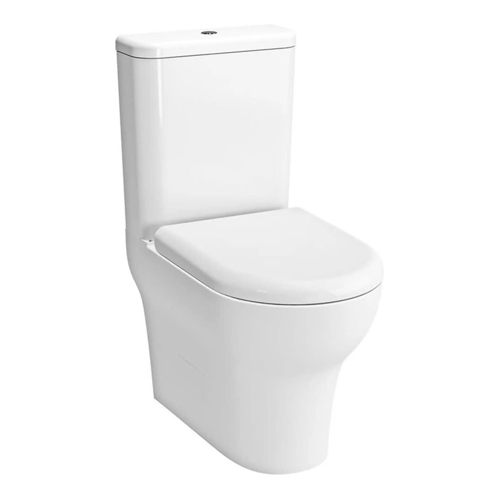 Toilet with modern white ceramic design from Bubly Bathrooms, ideal for contemporary bathroom renovations and plumbing solutions.