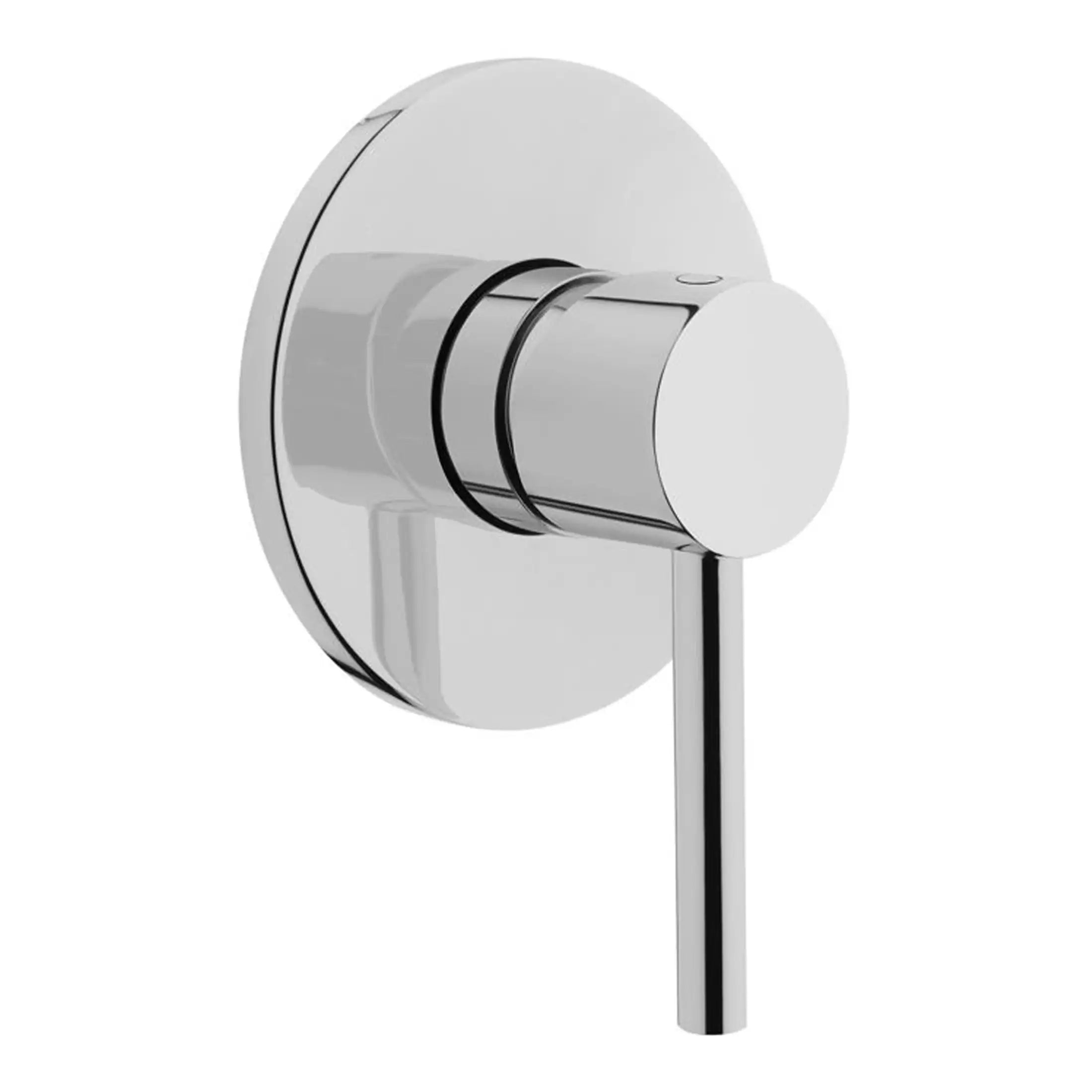 Shower diverter valve for modern bathroom, chrome-finished, high-quality fixture, essential for bath shower systems, durable and sleek design, ideal for Bubly Bathrooms installations.