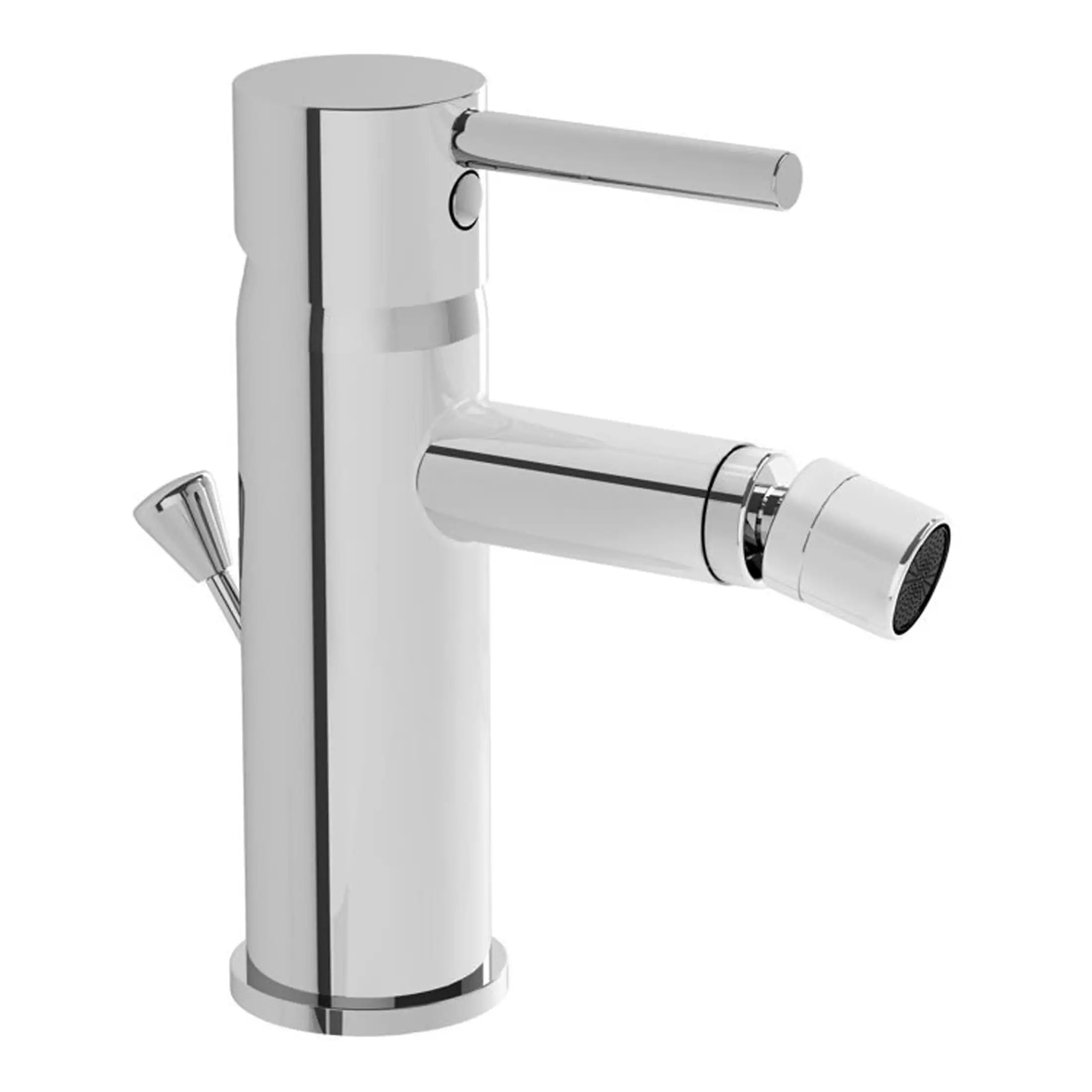 Brushed nickel bathroom faucet with modern design, single lever, and easy-to-use spout for stylish bathroom sink installations. Perfect for contemporary bathroom upgrades.
