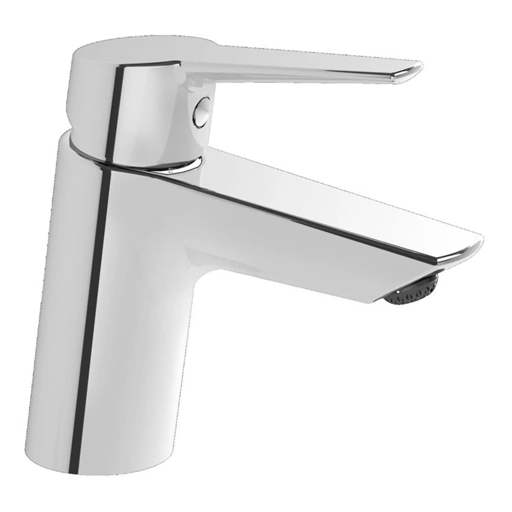 Contemporary chrome bathroom tap with sleek design, ideal for modern bathrooms and en suites. Durable construction for reliable water flow control and a stylish finish.