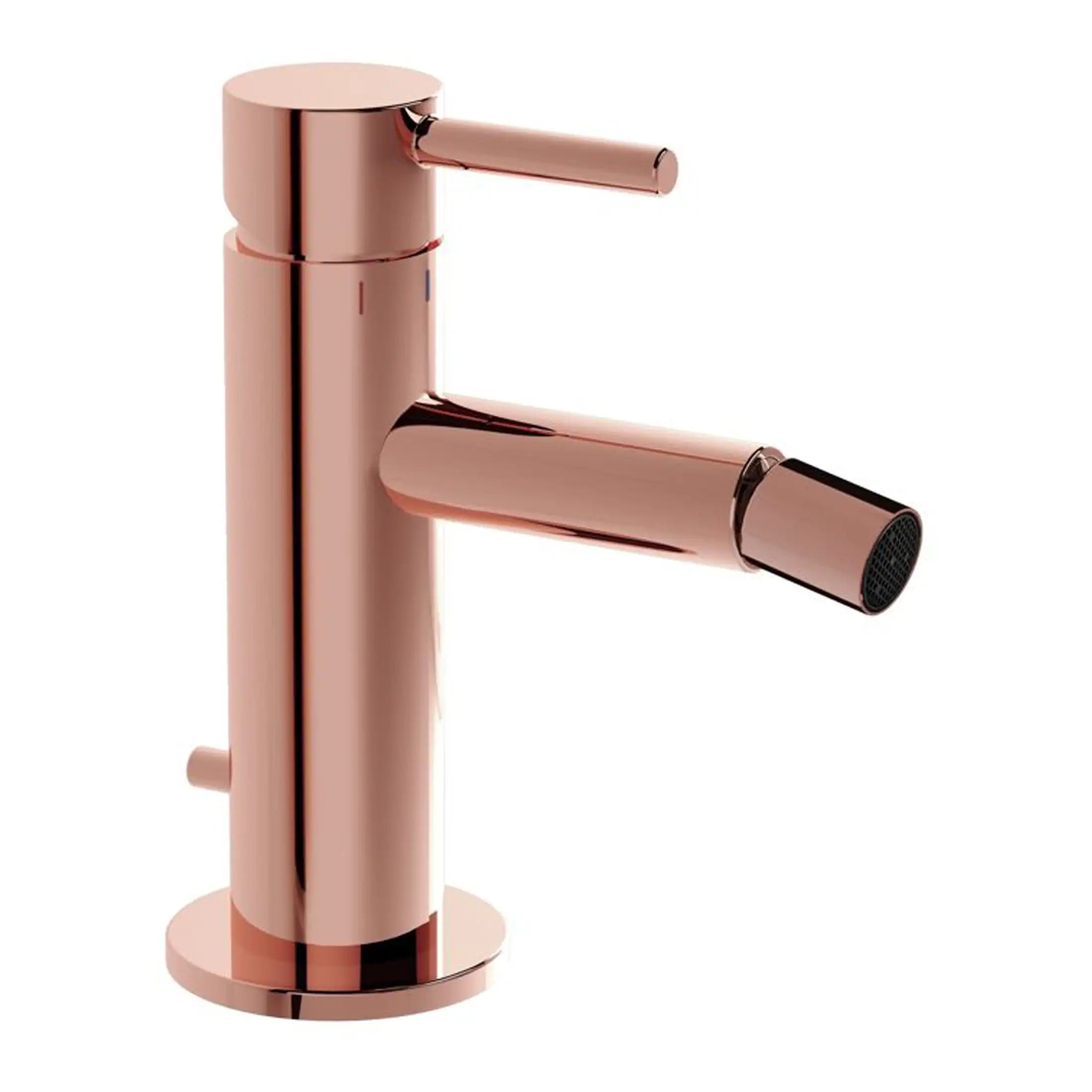 Sleek rose gold bathroom sink mixer tap with modern design, ideal for stylish bathroom renovation projects. Perfect for contemporary and luxury bathroom decor.
