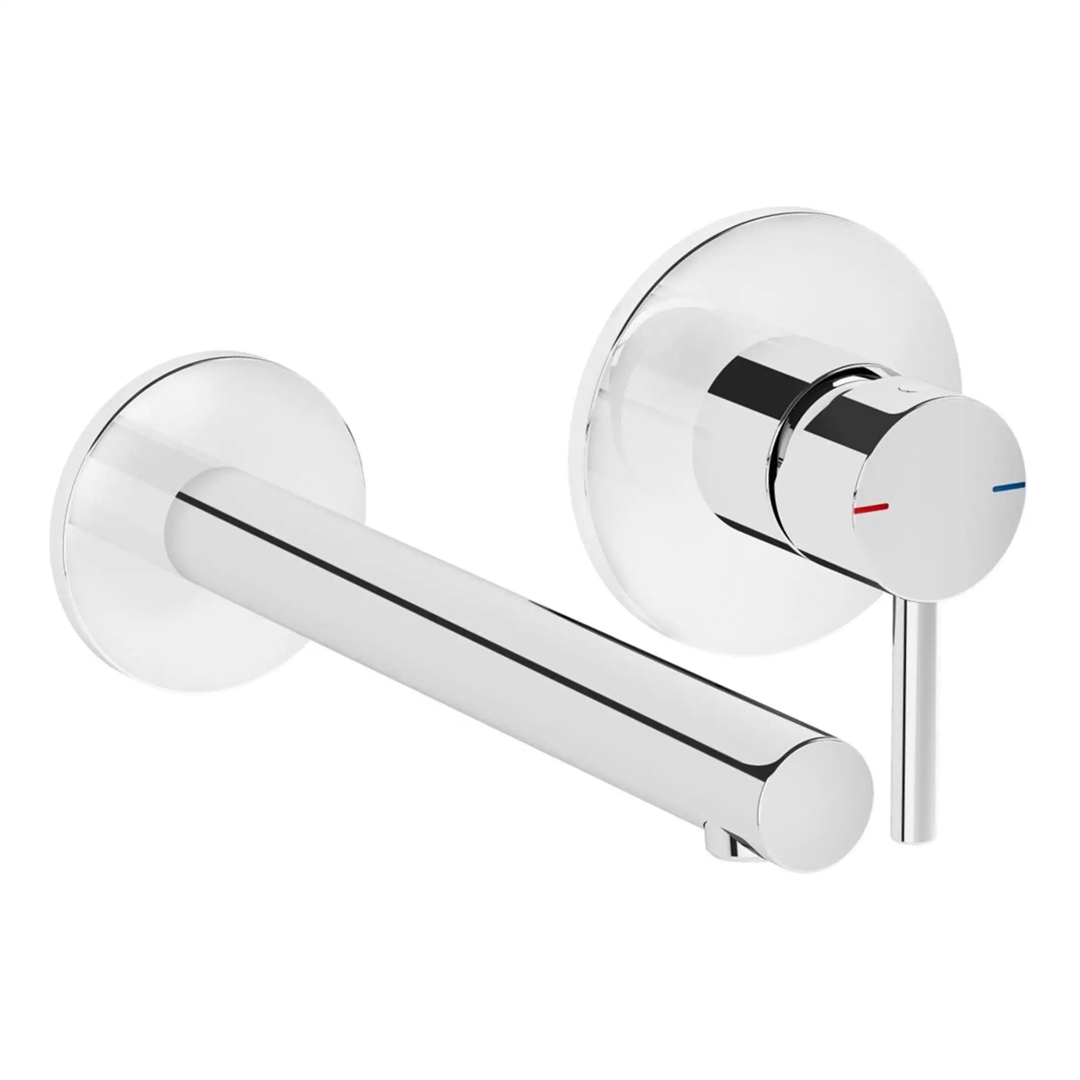 Polished chrome bathroom thermostatic mixer tap with side control knob, ideal for modern wet rooms and showers, enhancing bathroom style and functionality.