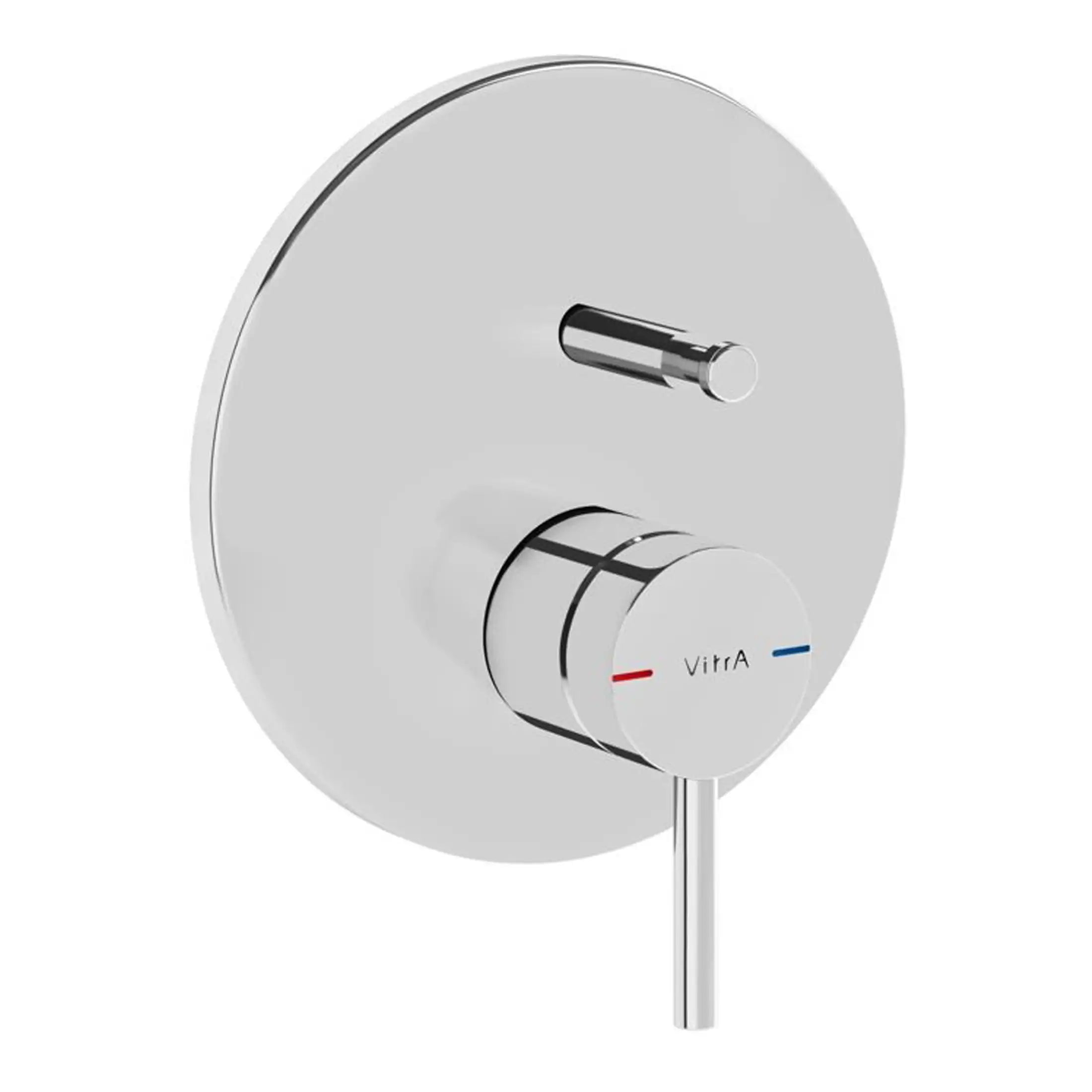 Vitra thermostatic shower control valve (wall-mounted) with chrome finish, ergonomic design, and temperature regulation for modern bathroom bathrooms.