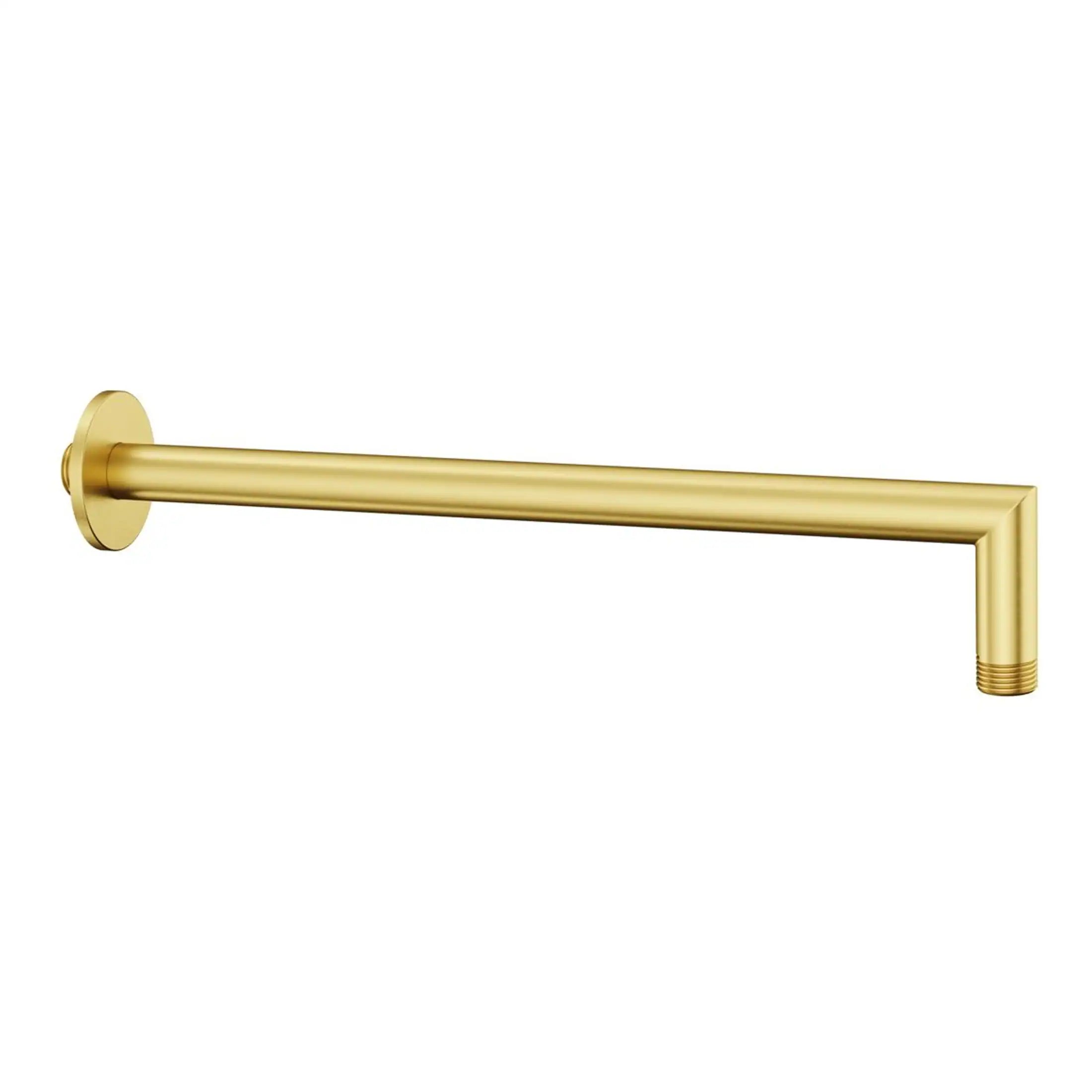 Sleek gold bathroom towel rail with modern minimalistic design, ideal for contemporary bathrooms, providing stylish towel storage and enhancing bathroom decor.