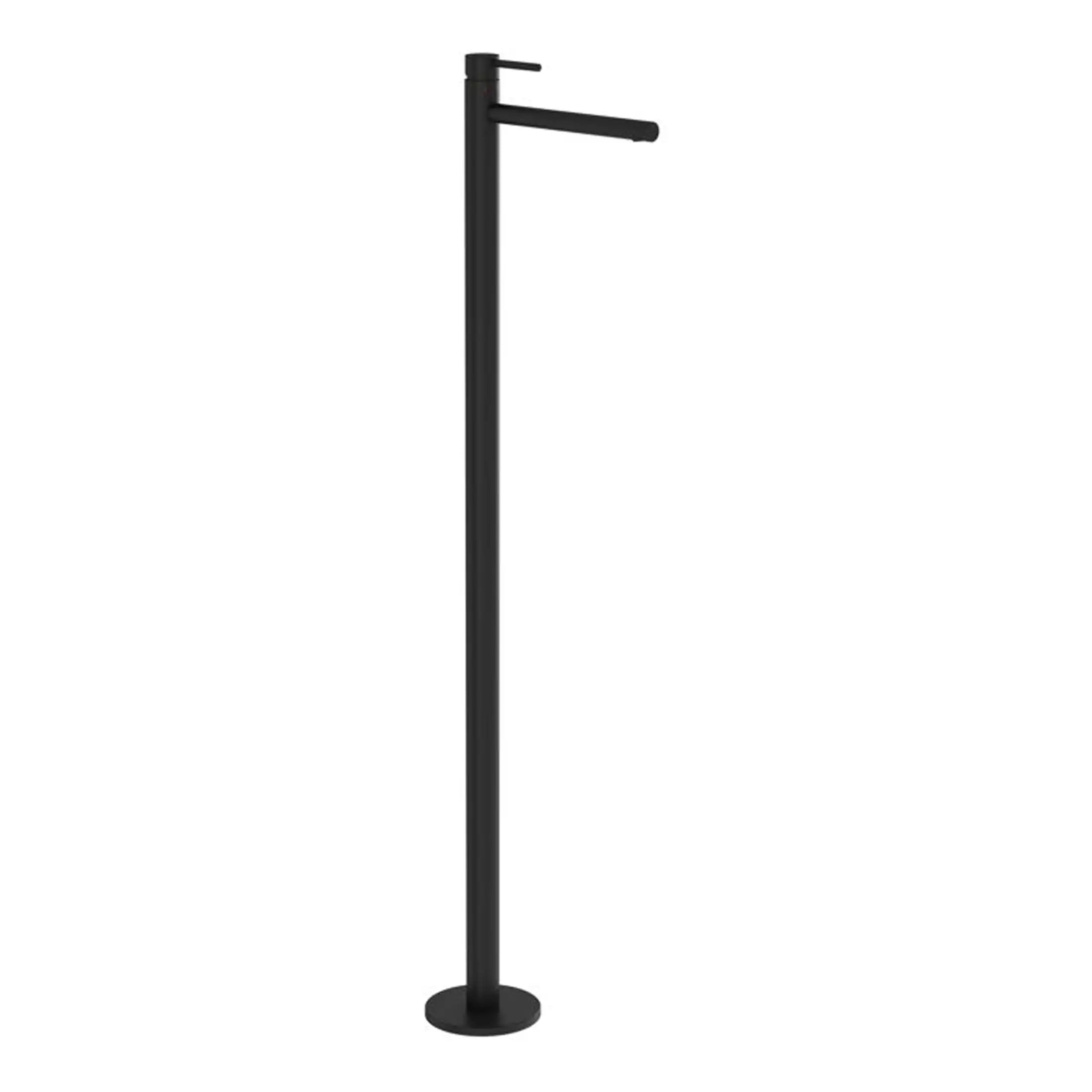 Modern black extensive bathroom towel rail in sleek, minimalist design for contemporary bathrooms.