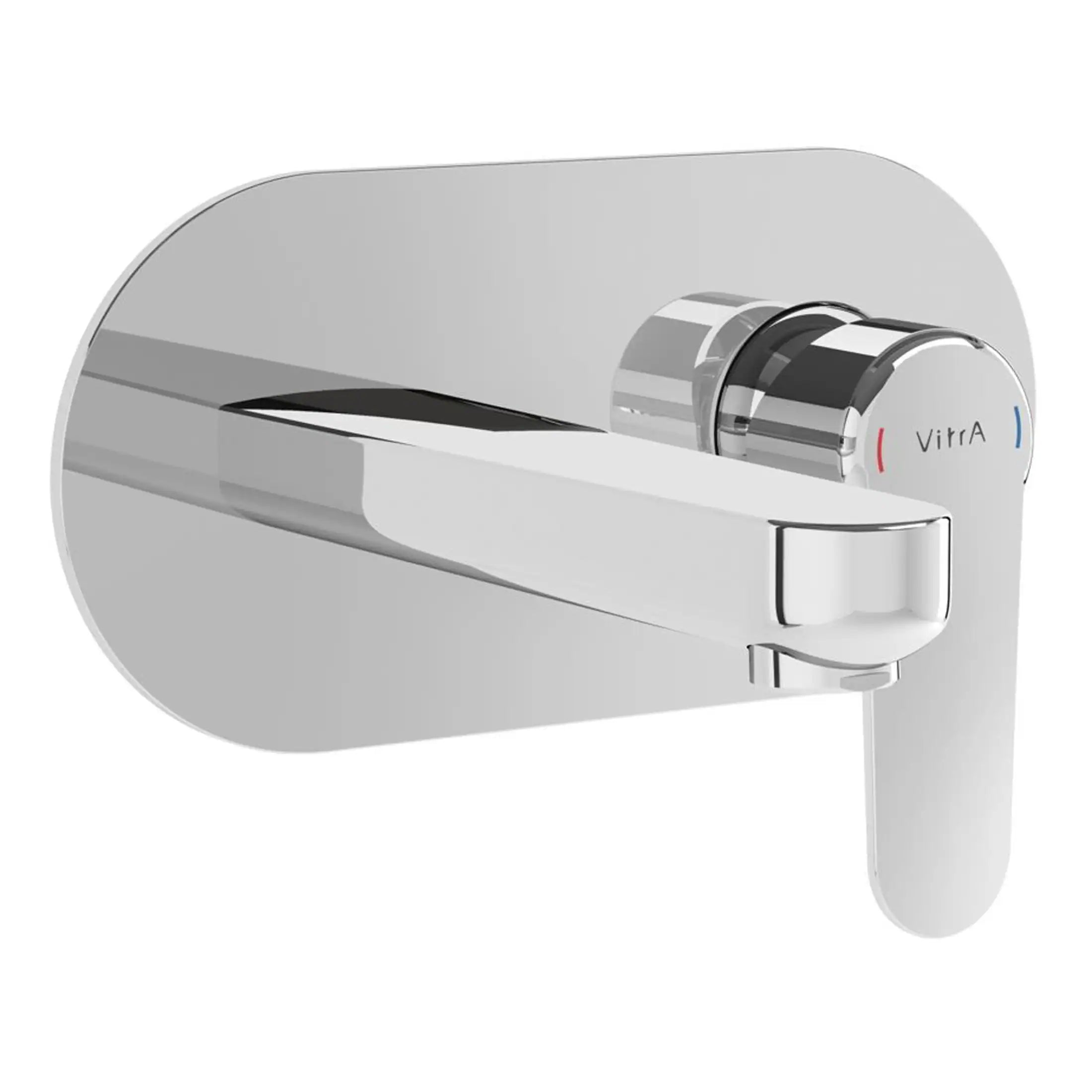 Vitra thermostatic shower control with sleek chrome finish, digital temperature handle, and modern design for luxurious bathroom upgrades.
