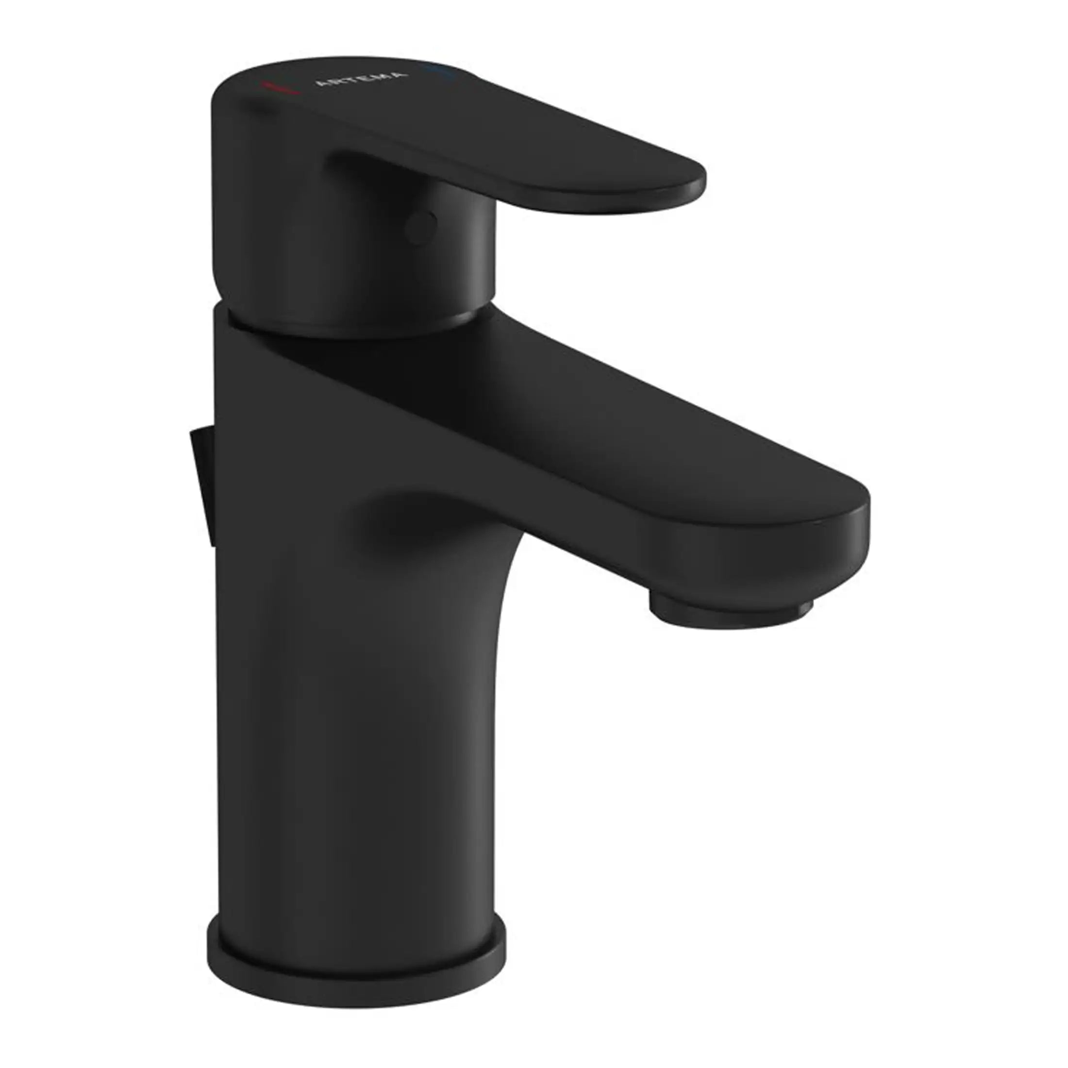 VitrA Root Round Compact Basin Mixer w/Waste Lever Tap - VTTS1290-Variable