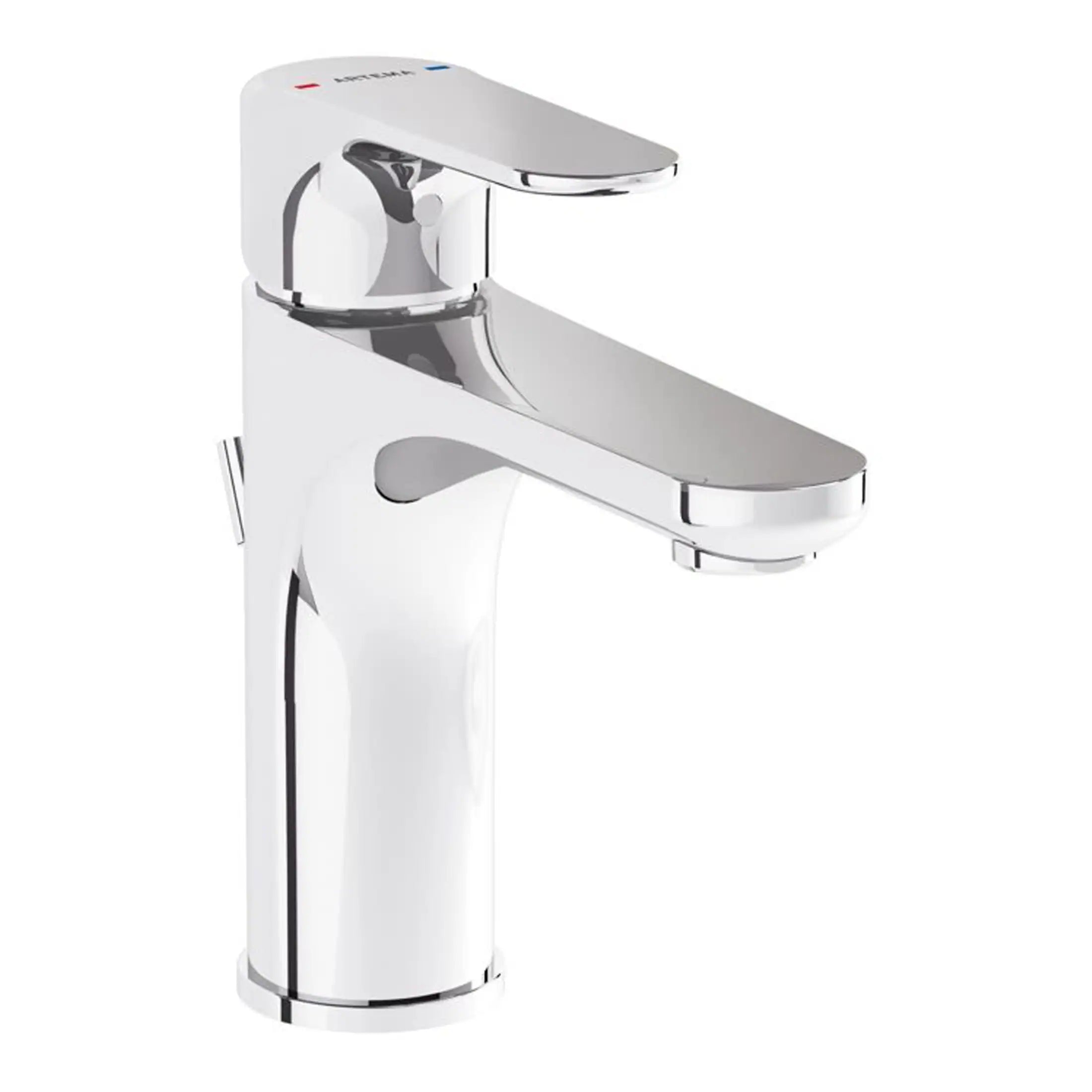 VitrA Root Round Basin Mixer w/Waste Lever Tap - VTTS1448-Variable