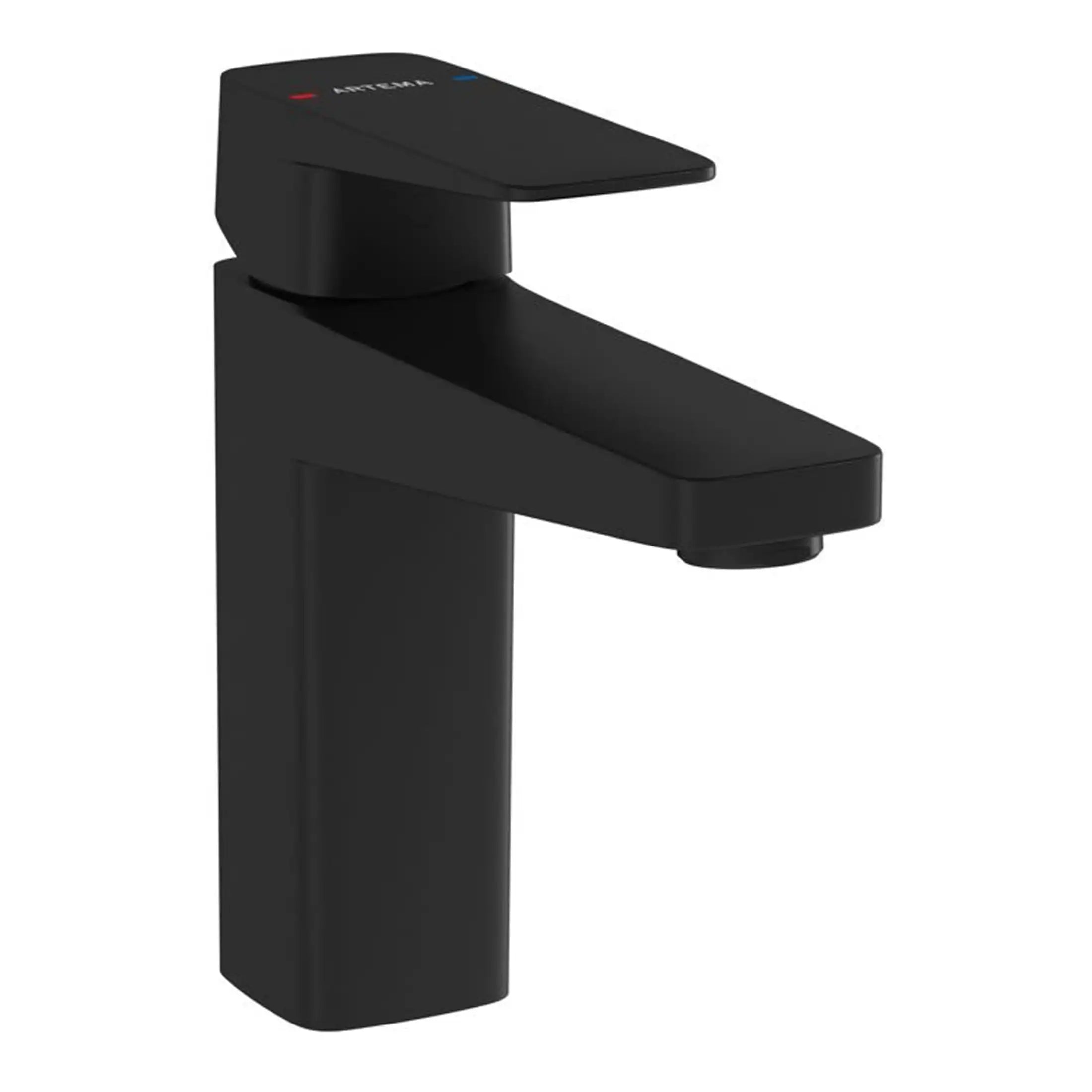 Modern black bathroom mixer tap with sleek design, ideal for contemporary bathrooms and ensuring optimal water control. Perfect for stylish and functional Bubly bathroom fixtures.