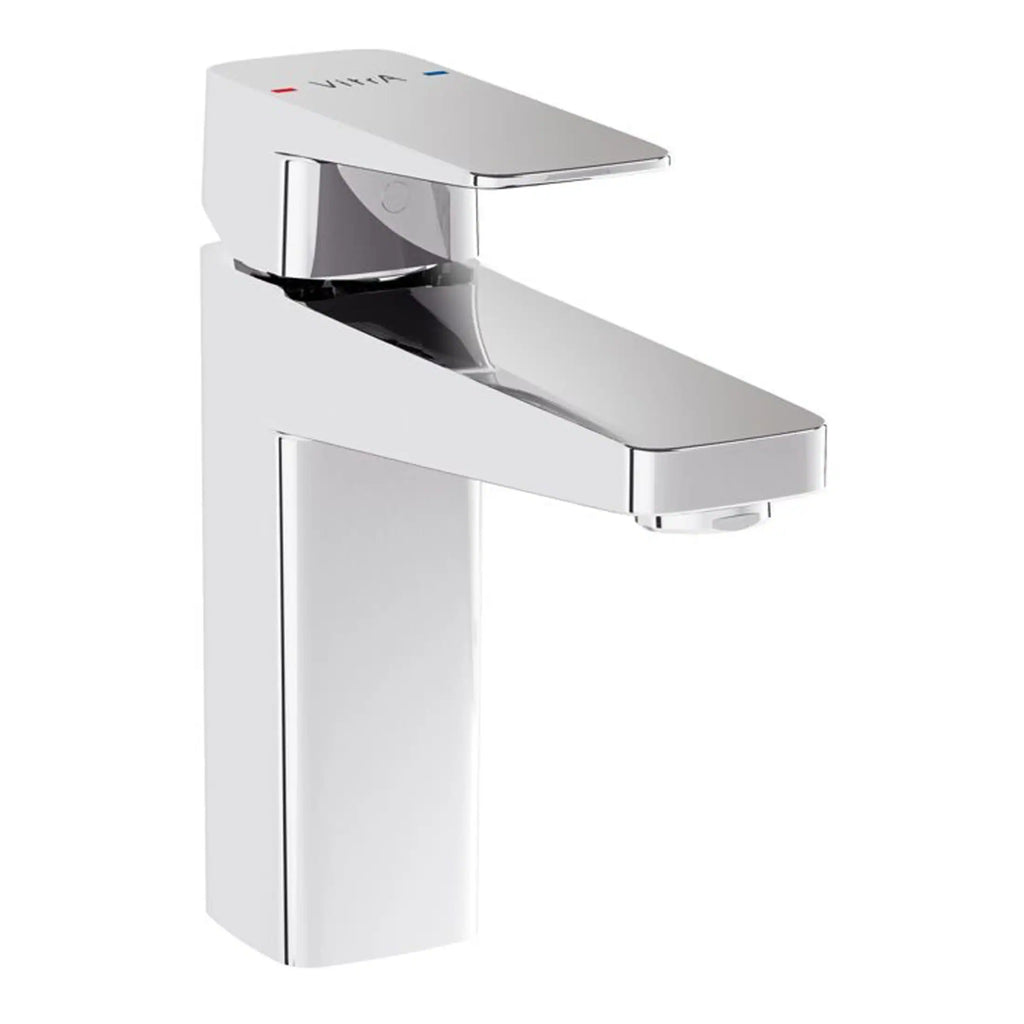 Modern chrome bathroom mixer tap with sleek design, ideal for contemporary bathrooms, offering precise water control and stylish appeal.