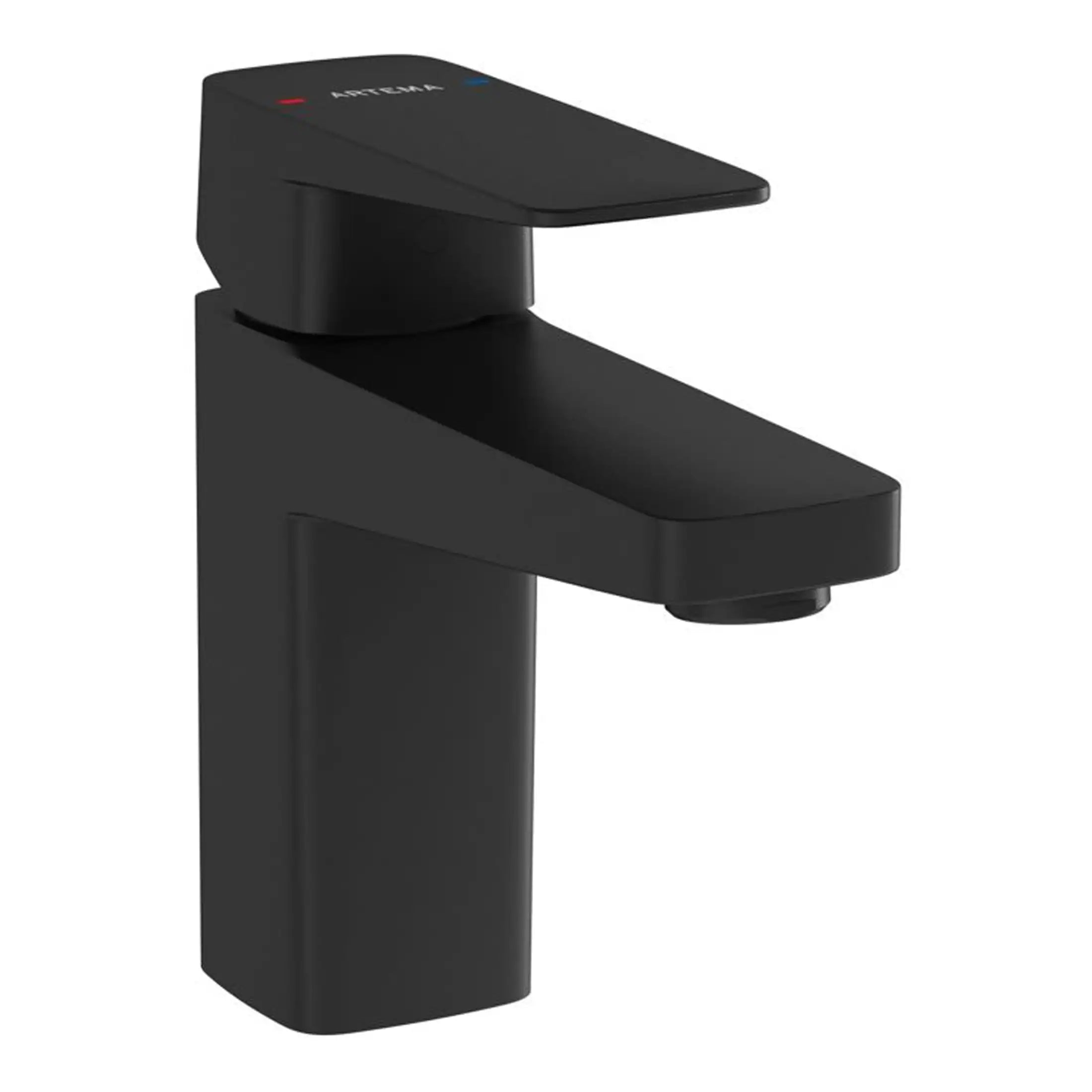 Sleek black bathroom basin mixer tap with modern design, ideal for contemporary bathrooms, offering ease of use and stylish aesthetics. Perfect for adding a sophisticated touch to your bathroom.