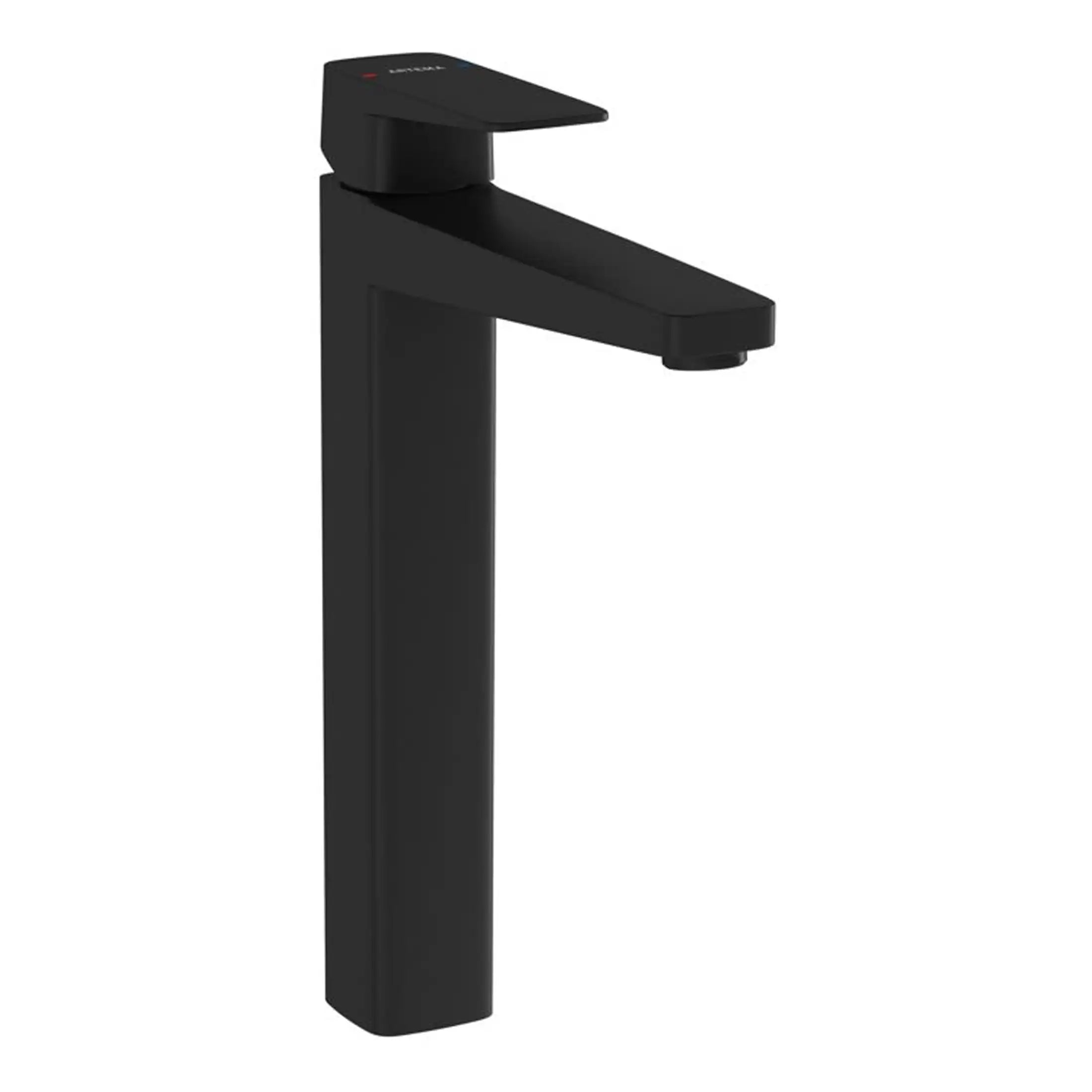 Black modern bathroom sink mixer tap for contemporary bathrooms. Durable and stylish black bathroom faucet suitable for sleek and minimalist bathroom designs.