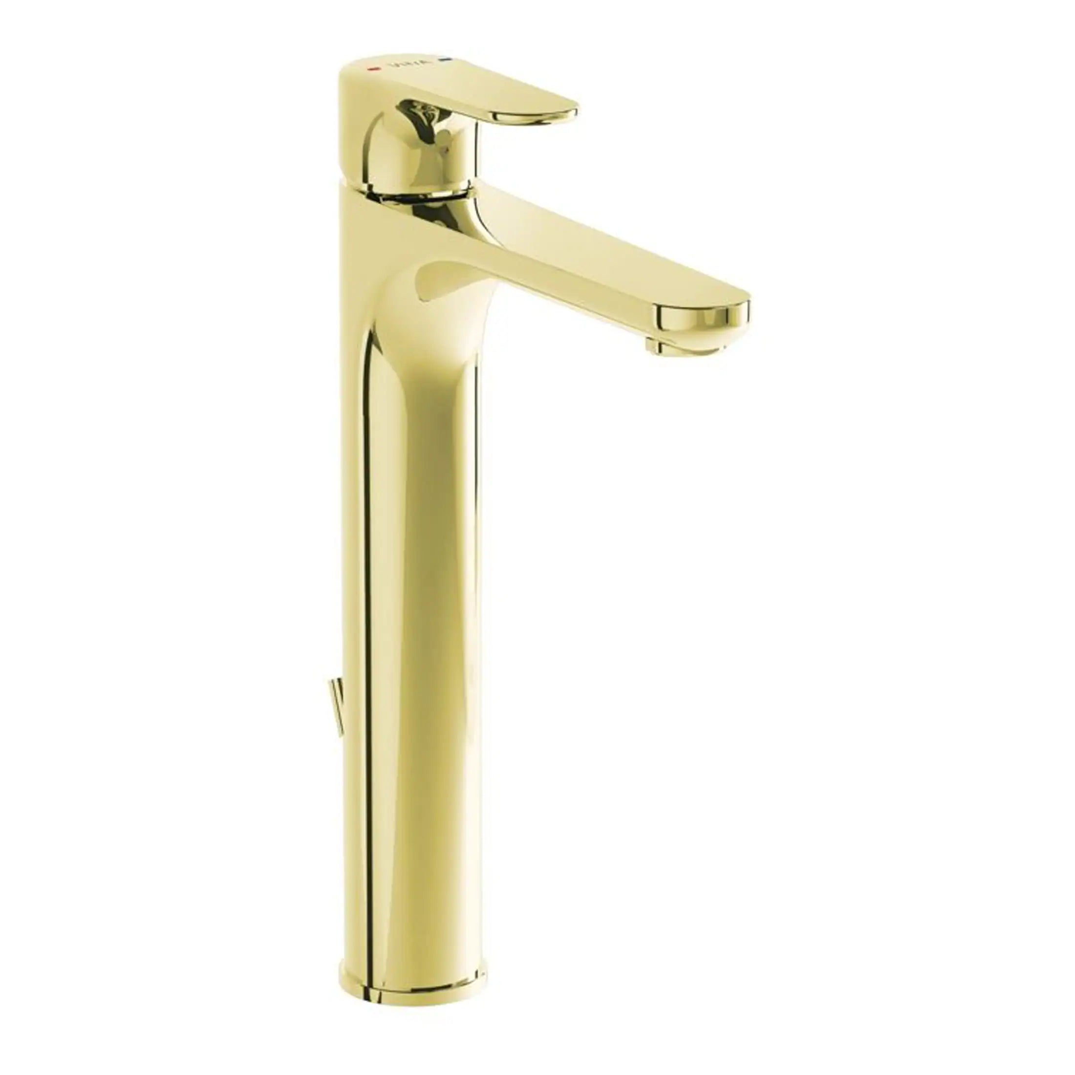 Sleek gold bathroom mixer tap for modern bathroom decor and functionality. Perfect for premium sinks with stylish design and reliable water flow control.